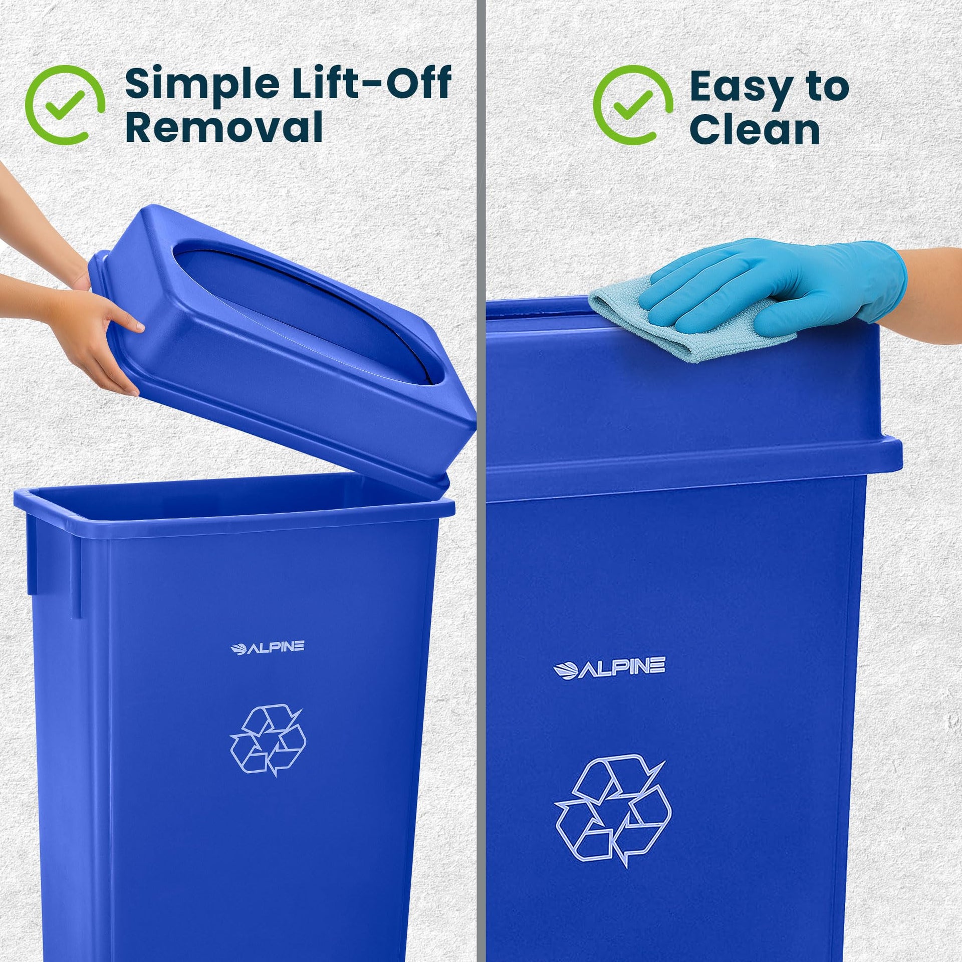 Industries Slim Trash Can Lid