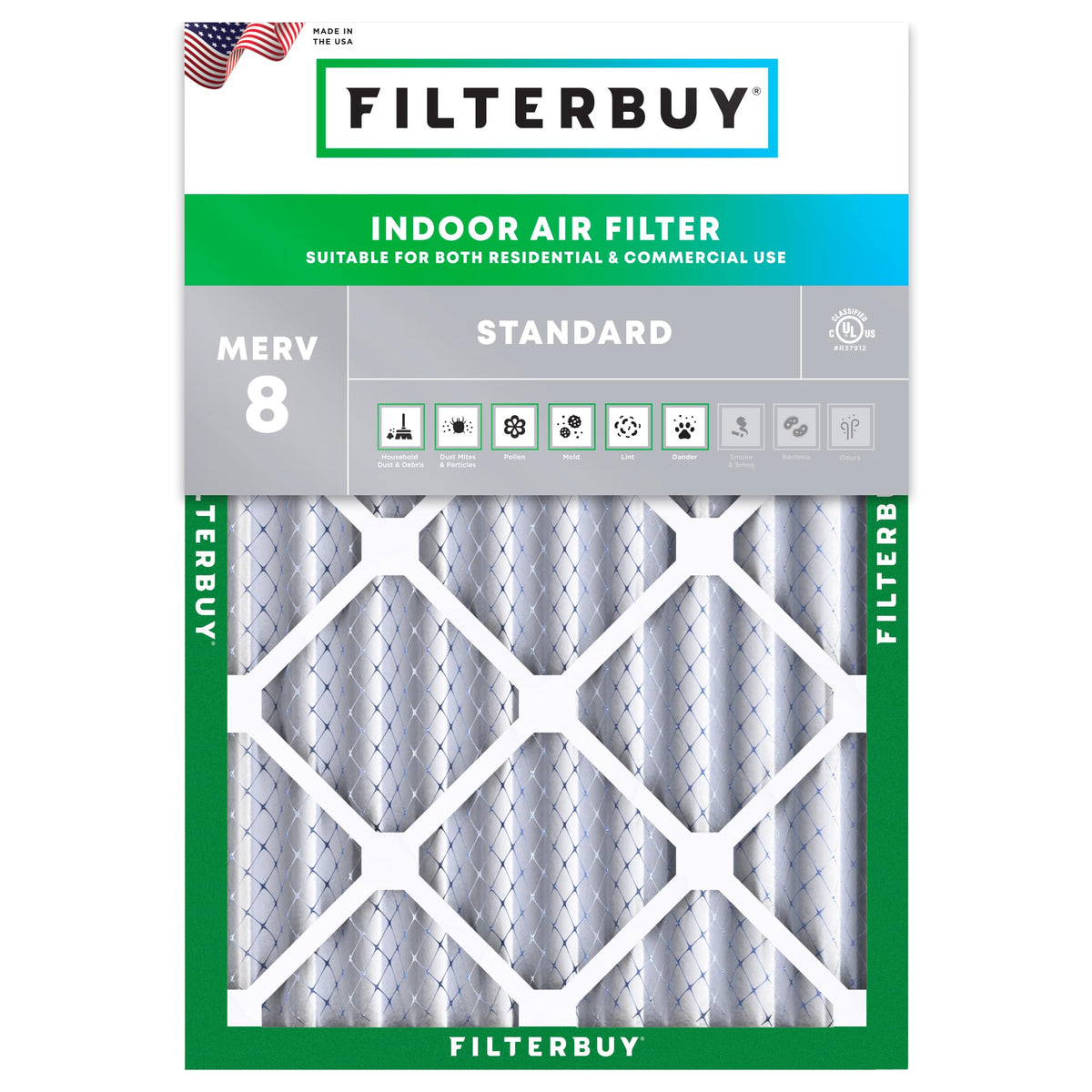 25x29x4 Air Filter MERV 8 Dust & Allergy Defense
