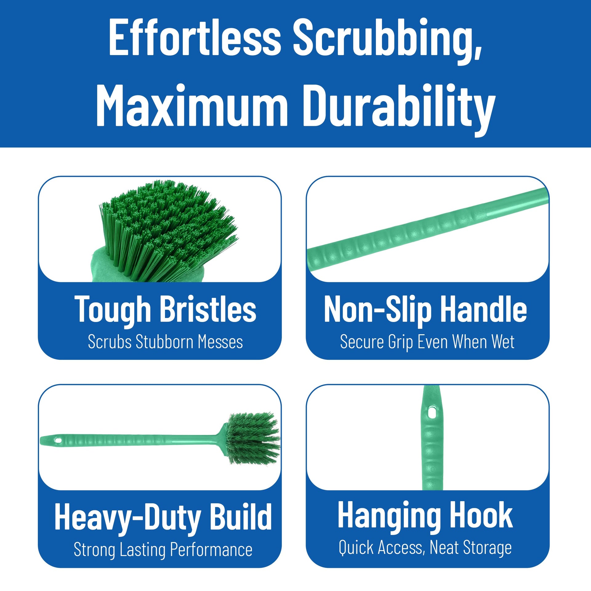 20" Floater Scrub Brush with Long Handle