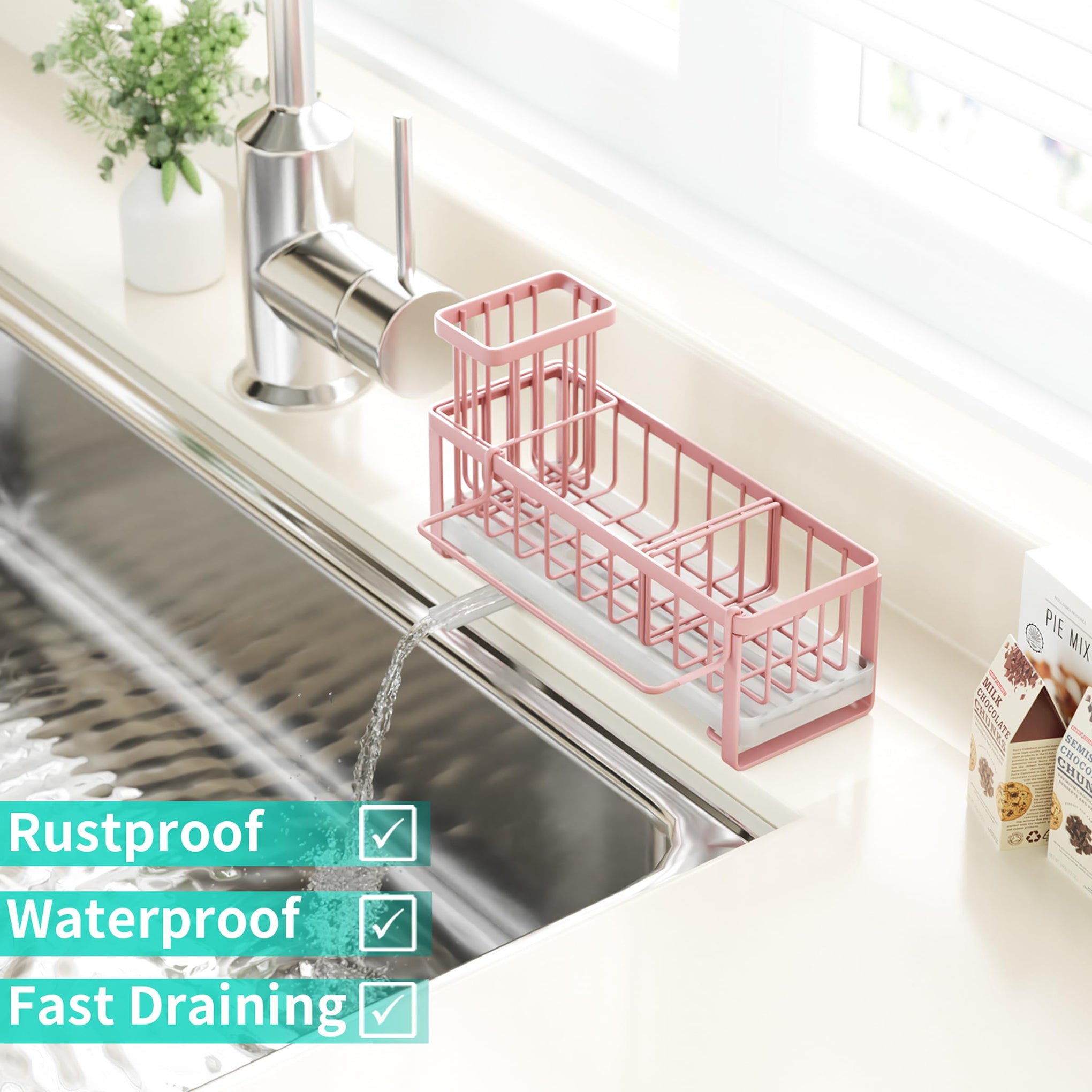 Sponge Holder for Kitchen Sink