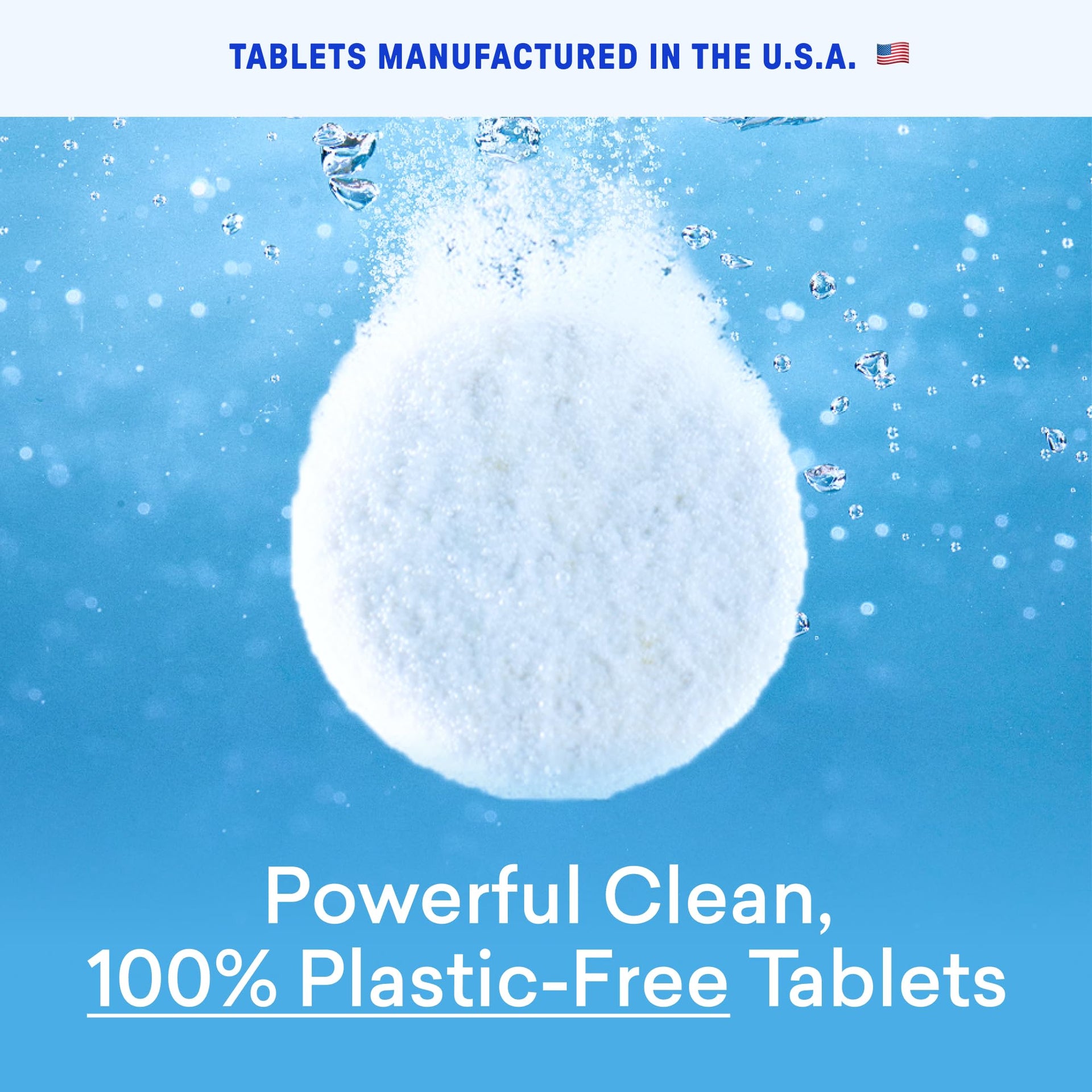 100% Plastic Free Toilet Bowl Cleaner Tablets Set (14 Count)