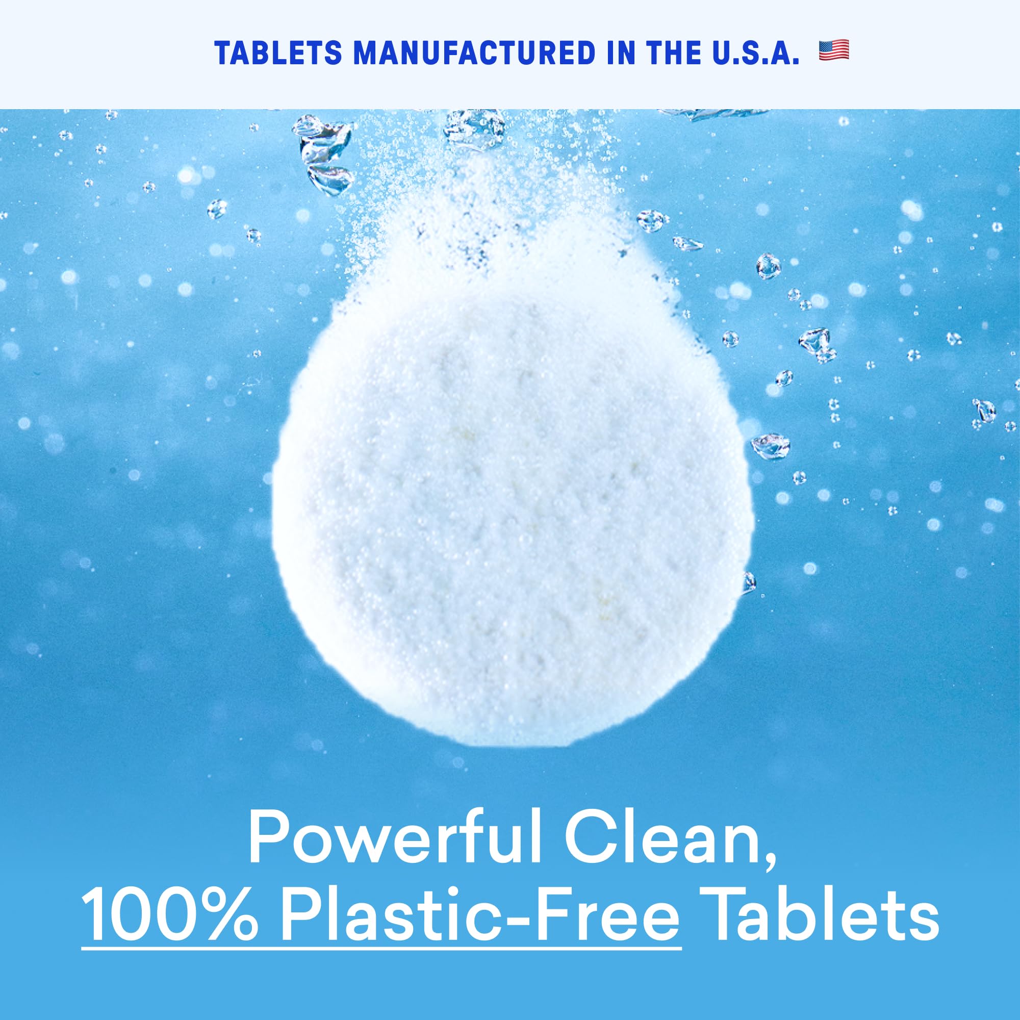 100% Plastic Free Toilet Bowl Cleaner Tablets Set (14 Count)