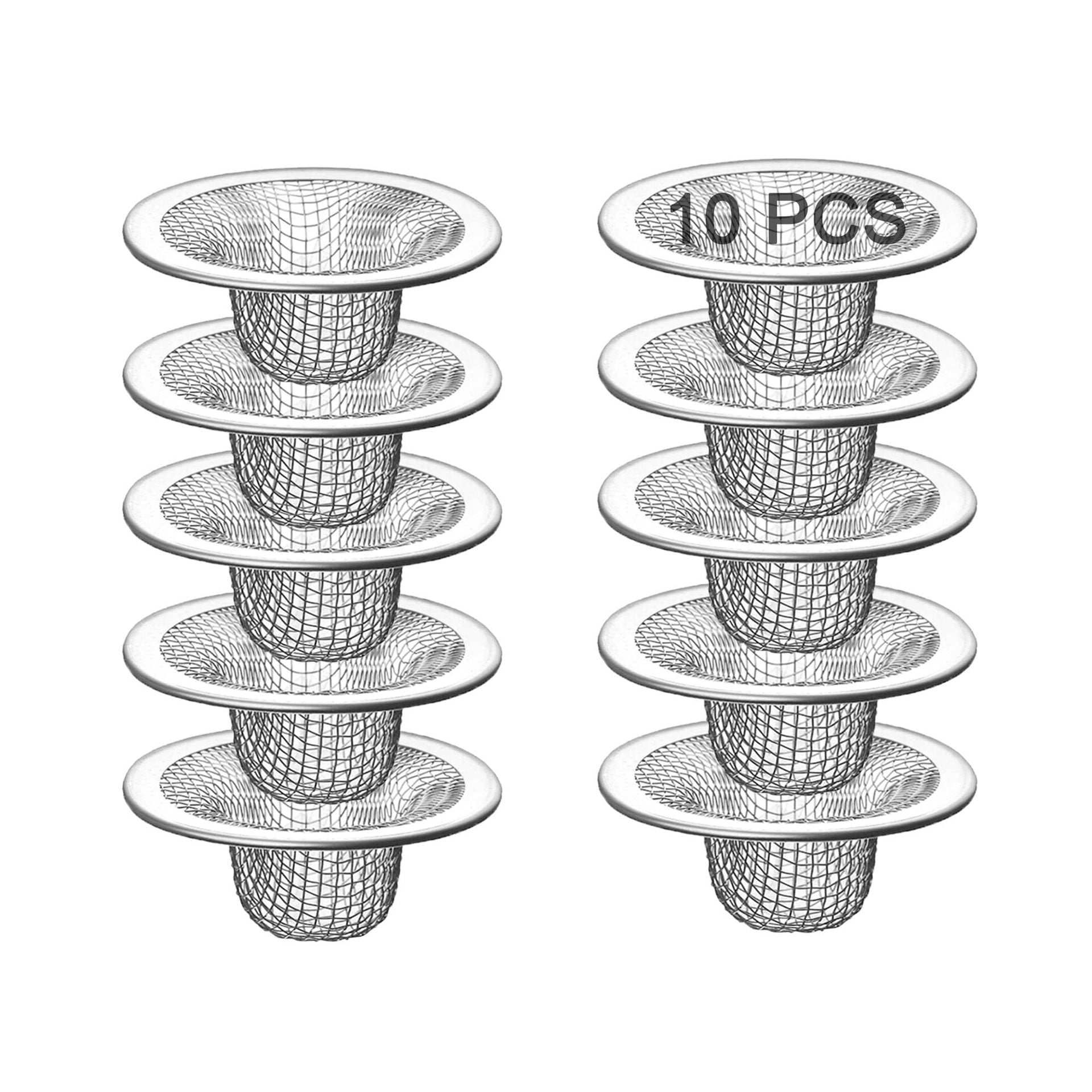 10PCS Mesh Sink Drain Strainer Bathroom (10 Count)