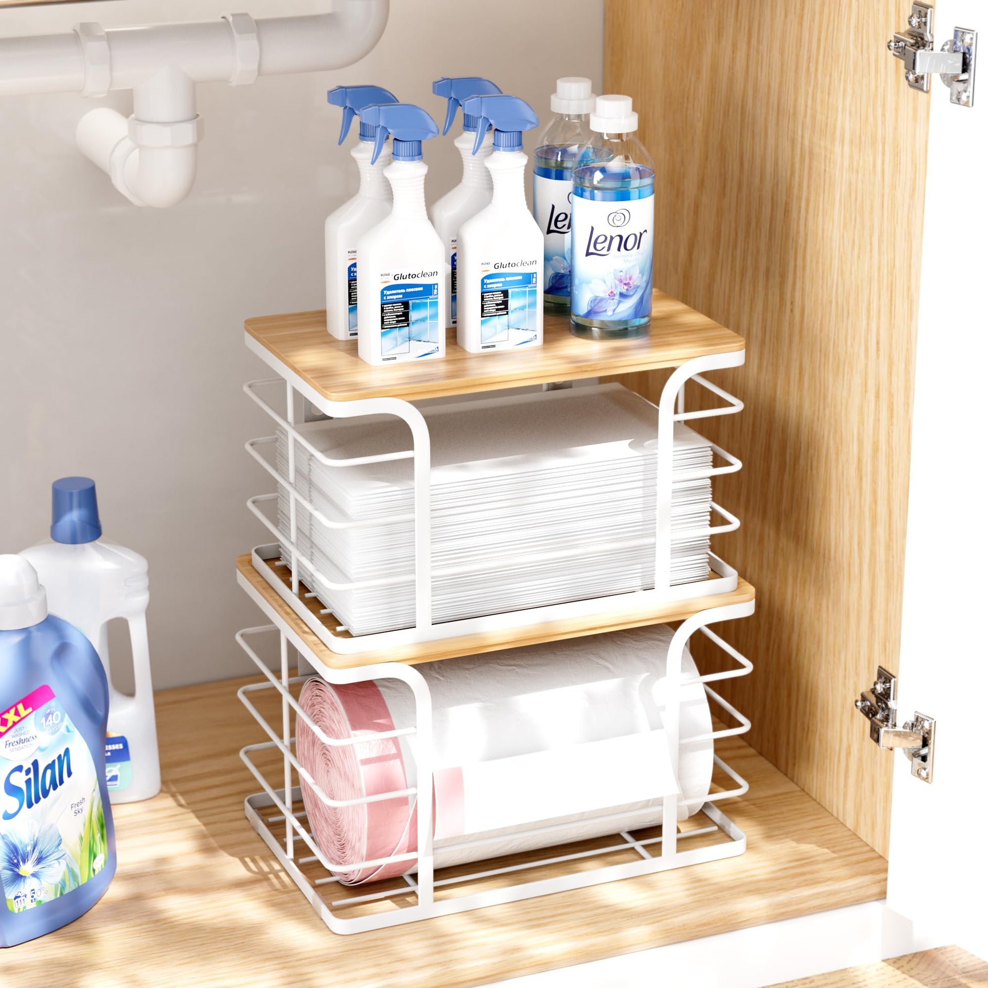 2 Pack Extra Large Stackable Pantry Organizer (2 Count)