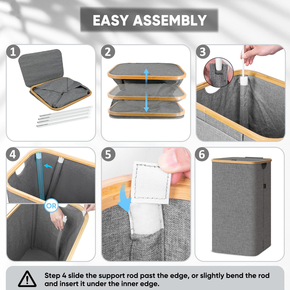 Laundry Hamper with Lid