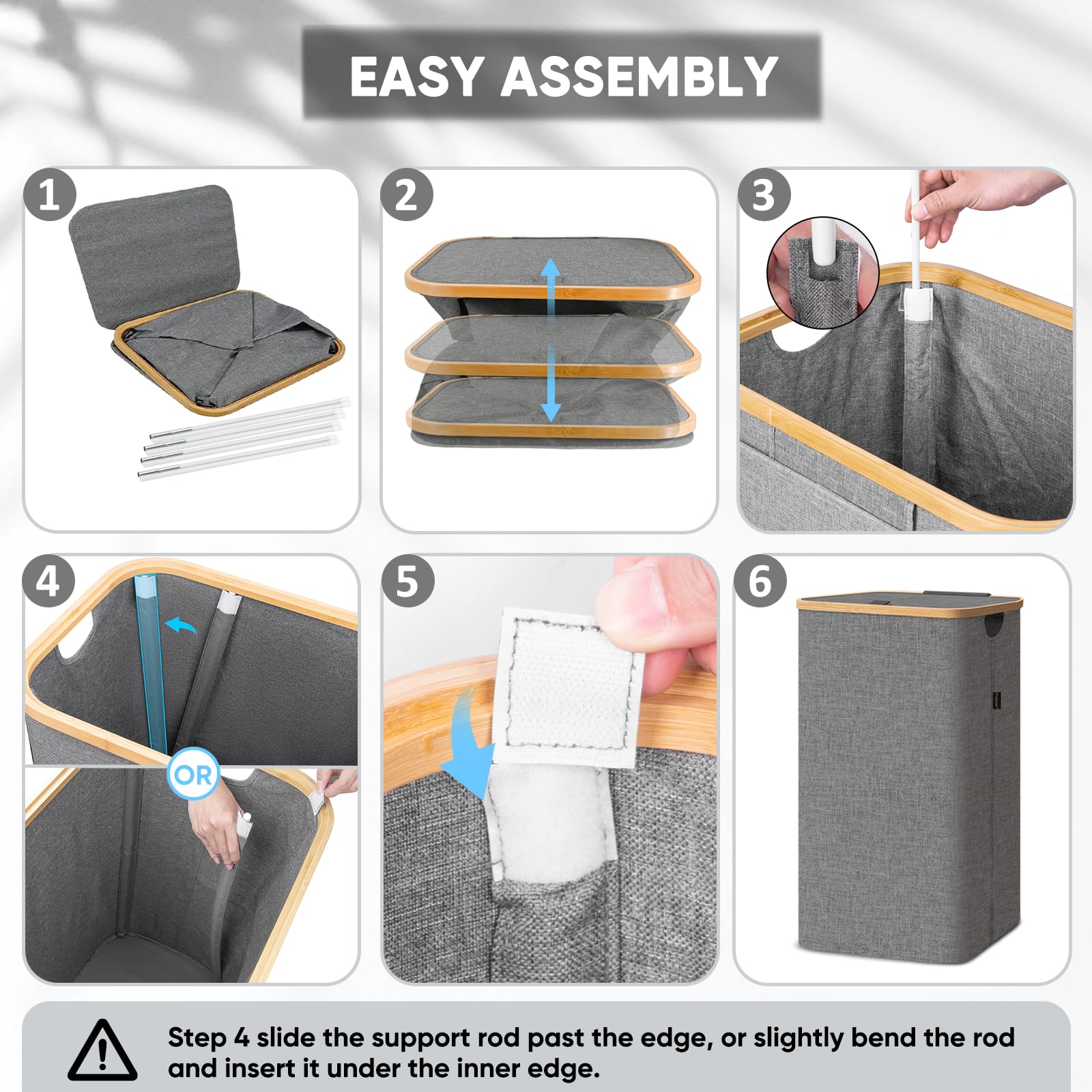 Laundry Hamper with Lid