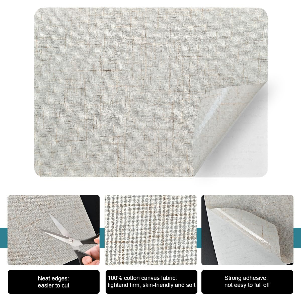 2Pcs Linen Repair Patches (2 Count)
