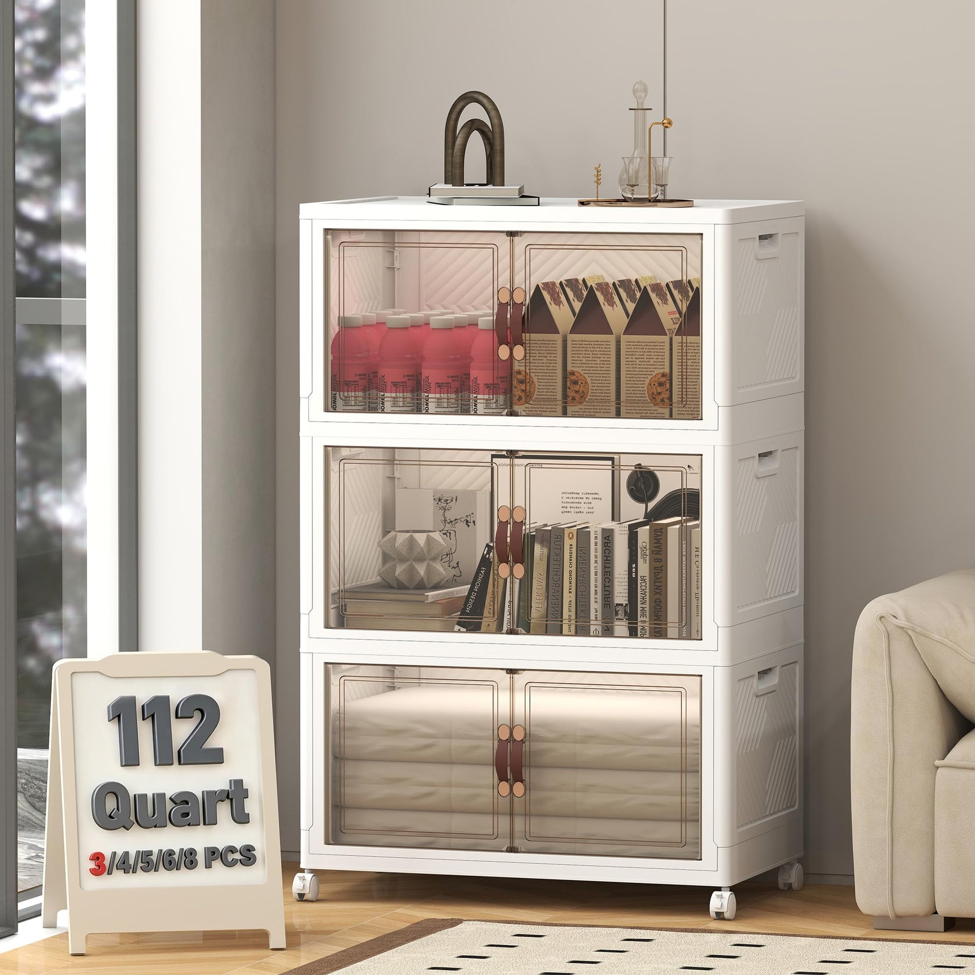336QT Lockable Storage Bins with Lids
