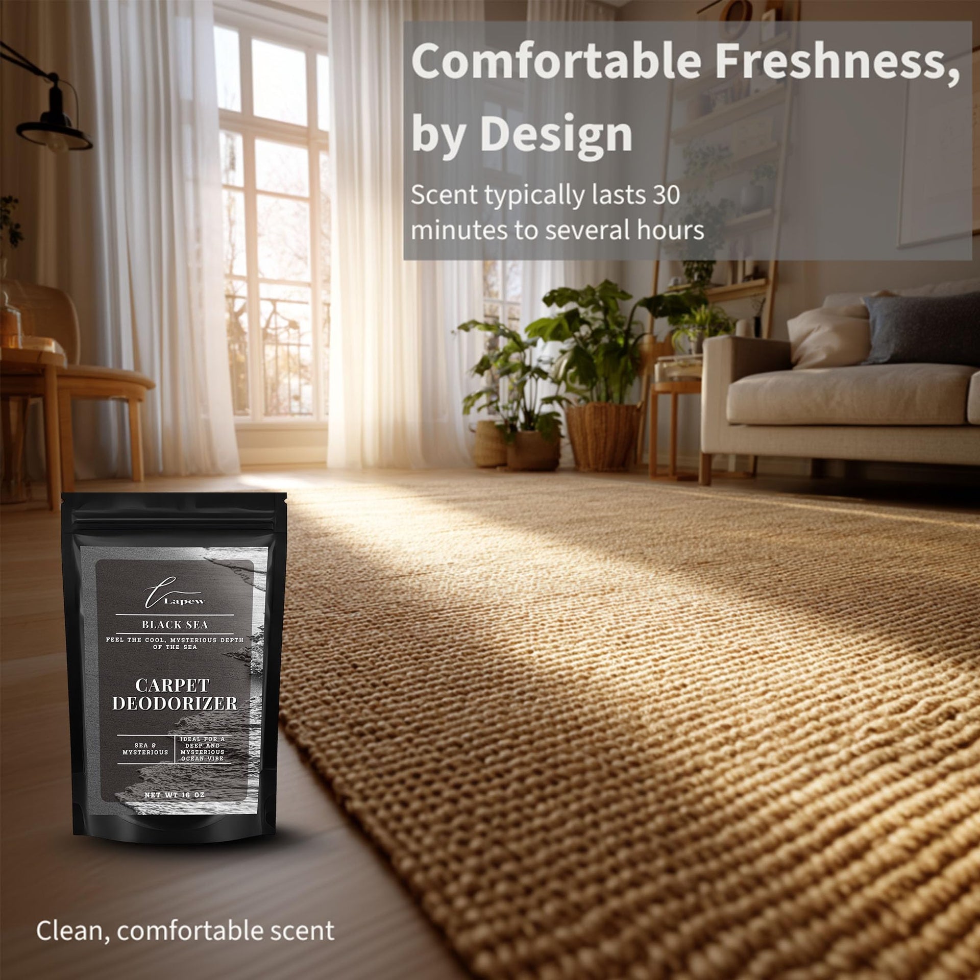 Black Sea Carpet Deodorizer Powder (16 Ounce)