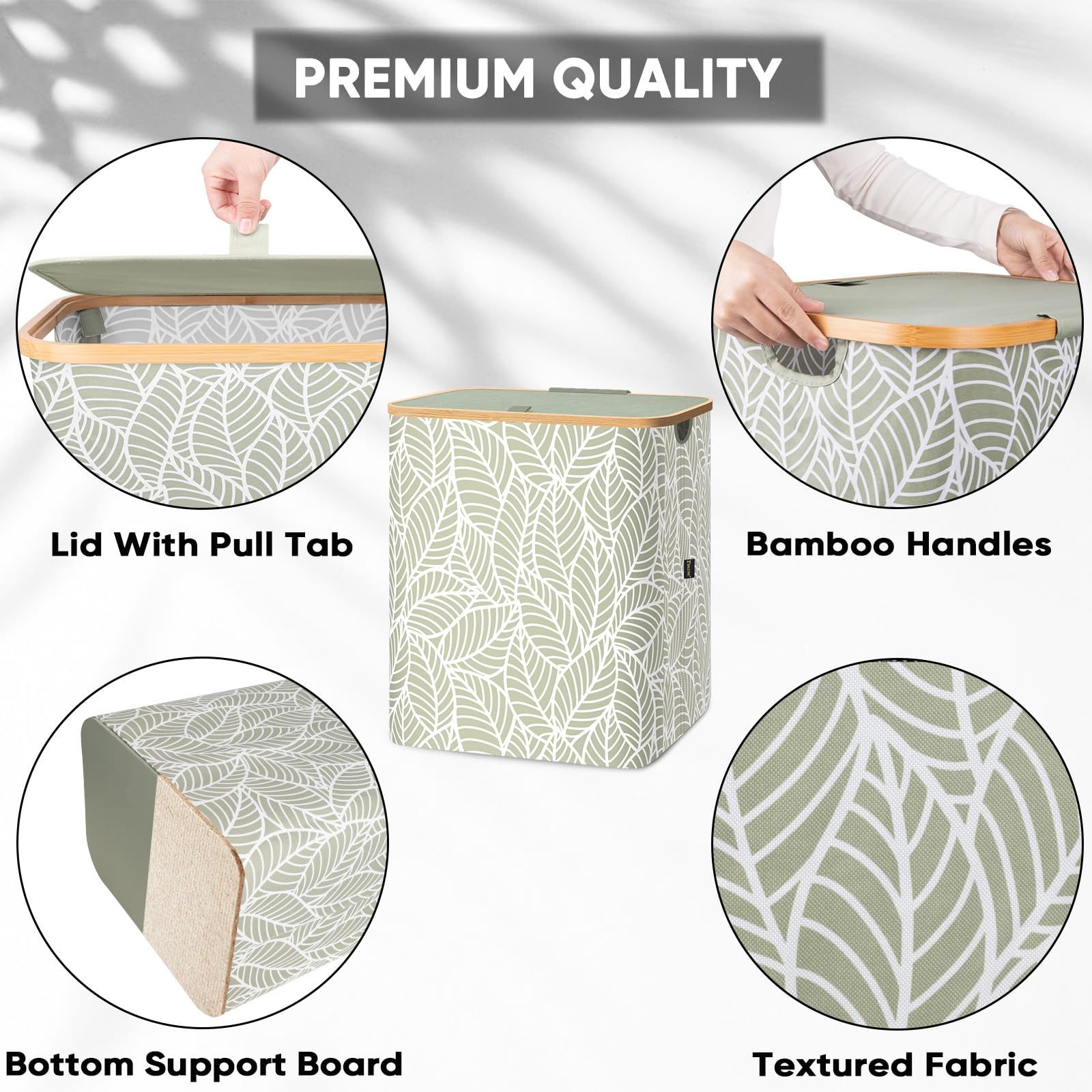 Laundry Hamper with Lid