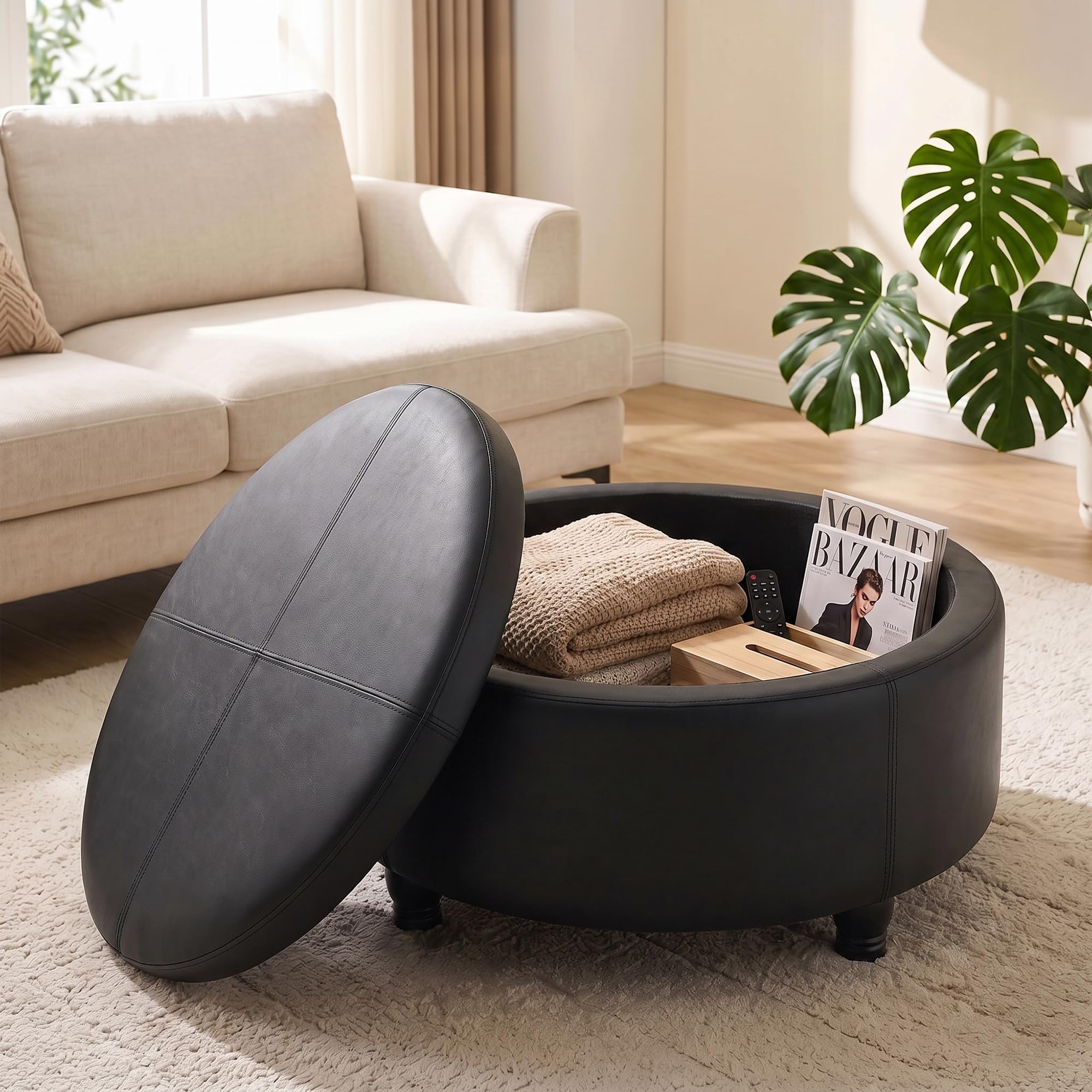30 Inch Round Ottoman