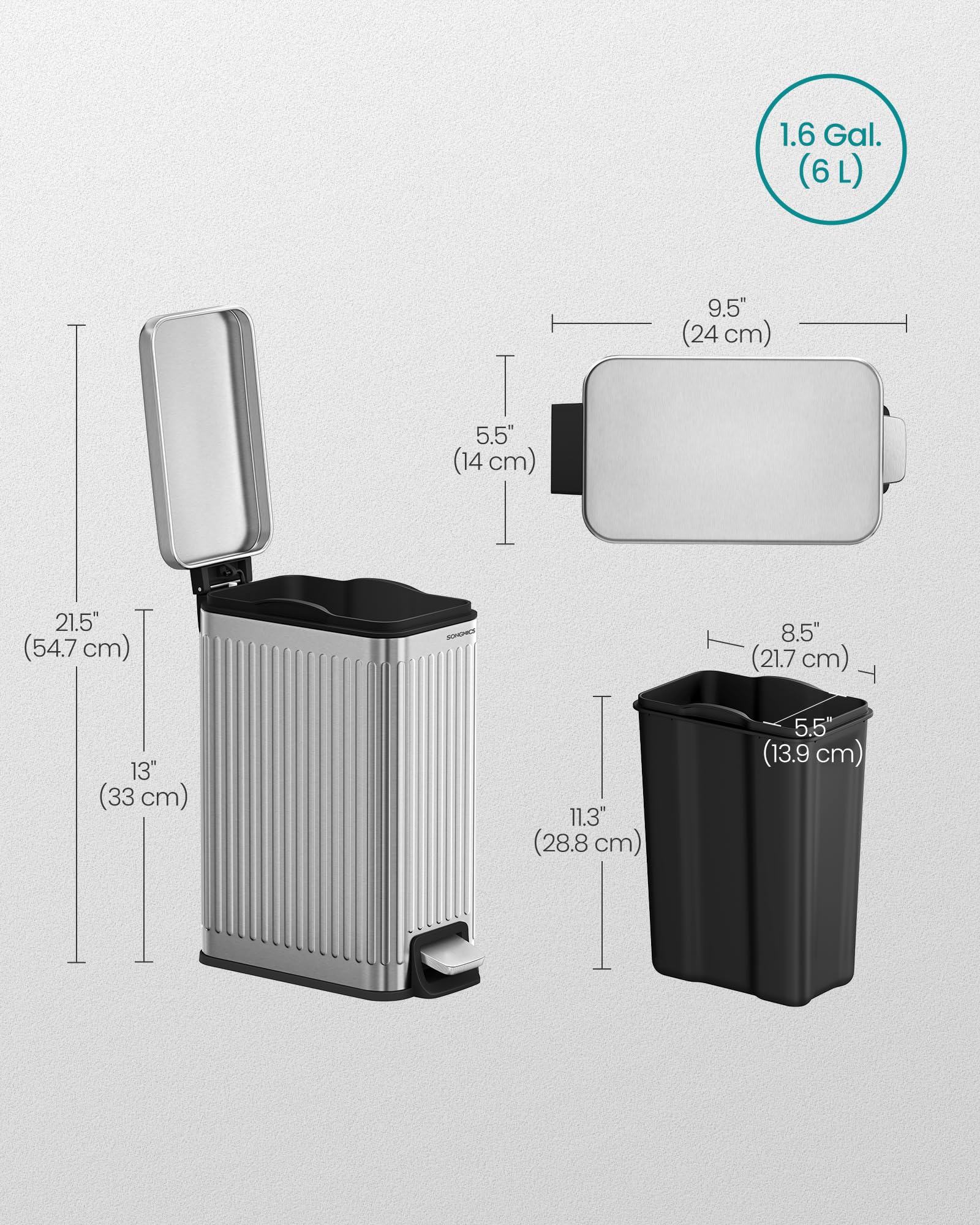 Bathroom Trash Can