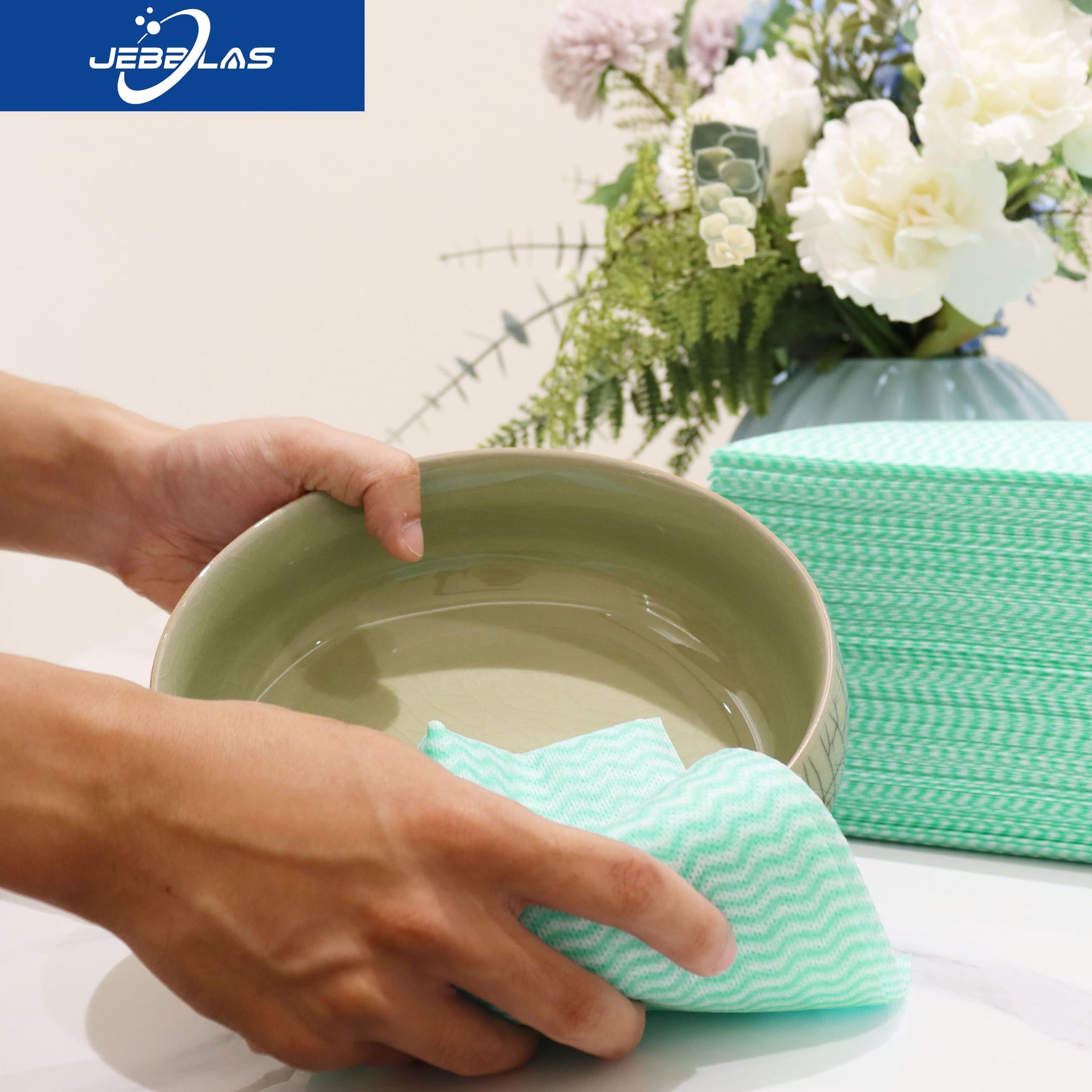 Handi Wipes Reusable Cloths Dry Cleaning Cloths Dish Towel Kitchen Towel Handy Cleaning Wipes (50 Count)
