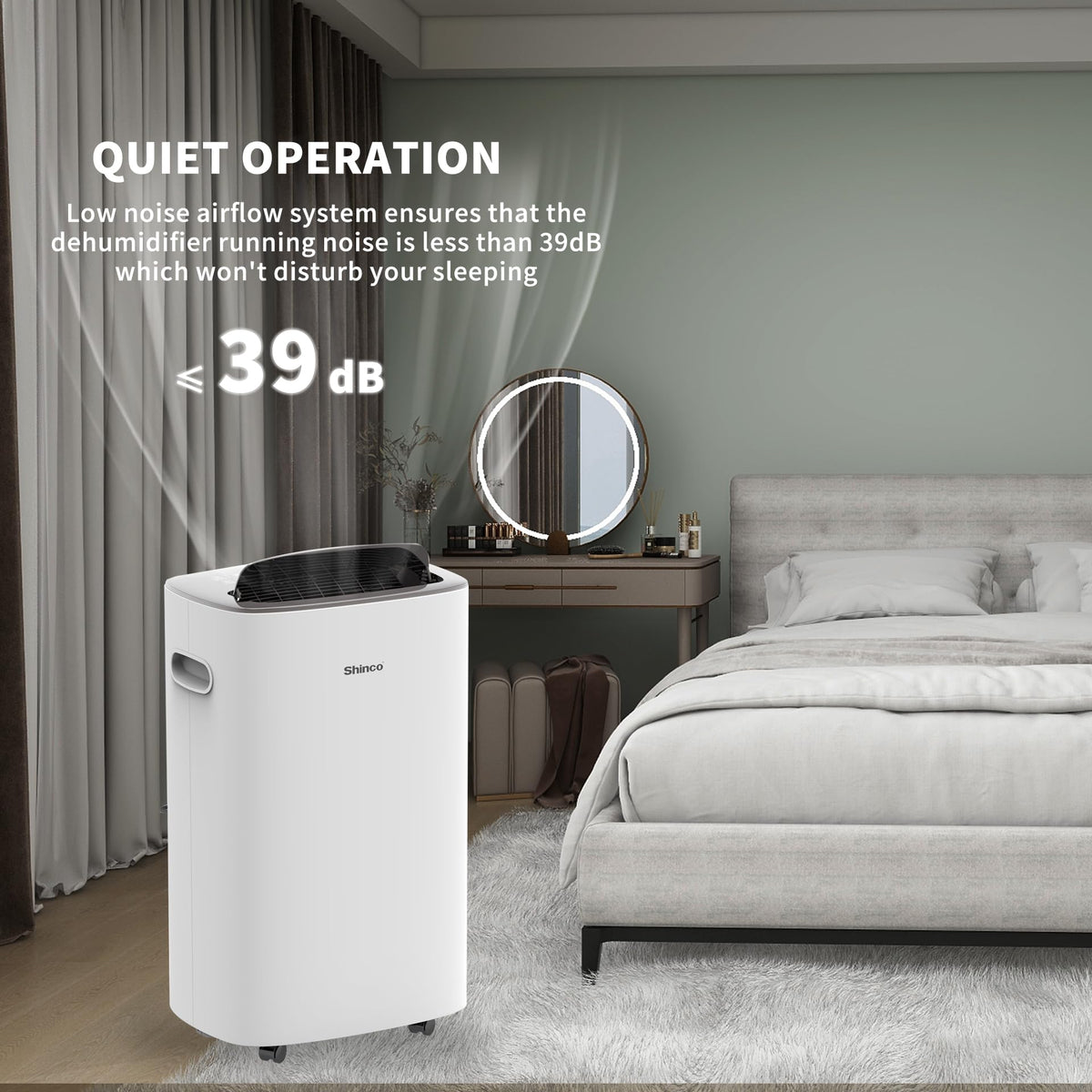 86 Pints Dehumidifier for Home and Basements