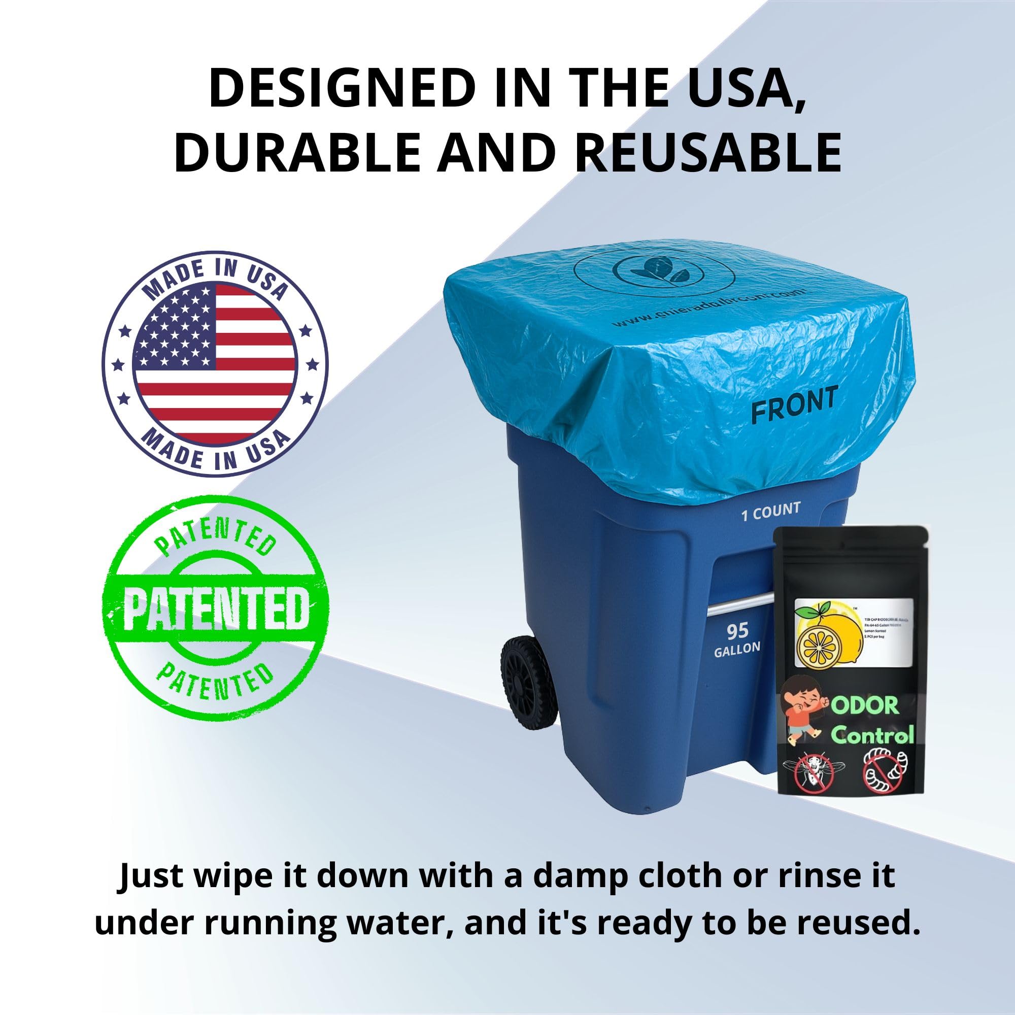 95 Gallon Trash Can Cover