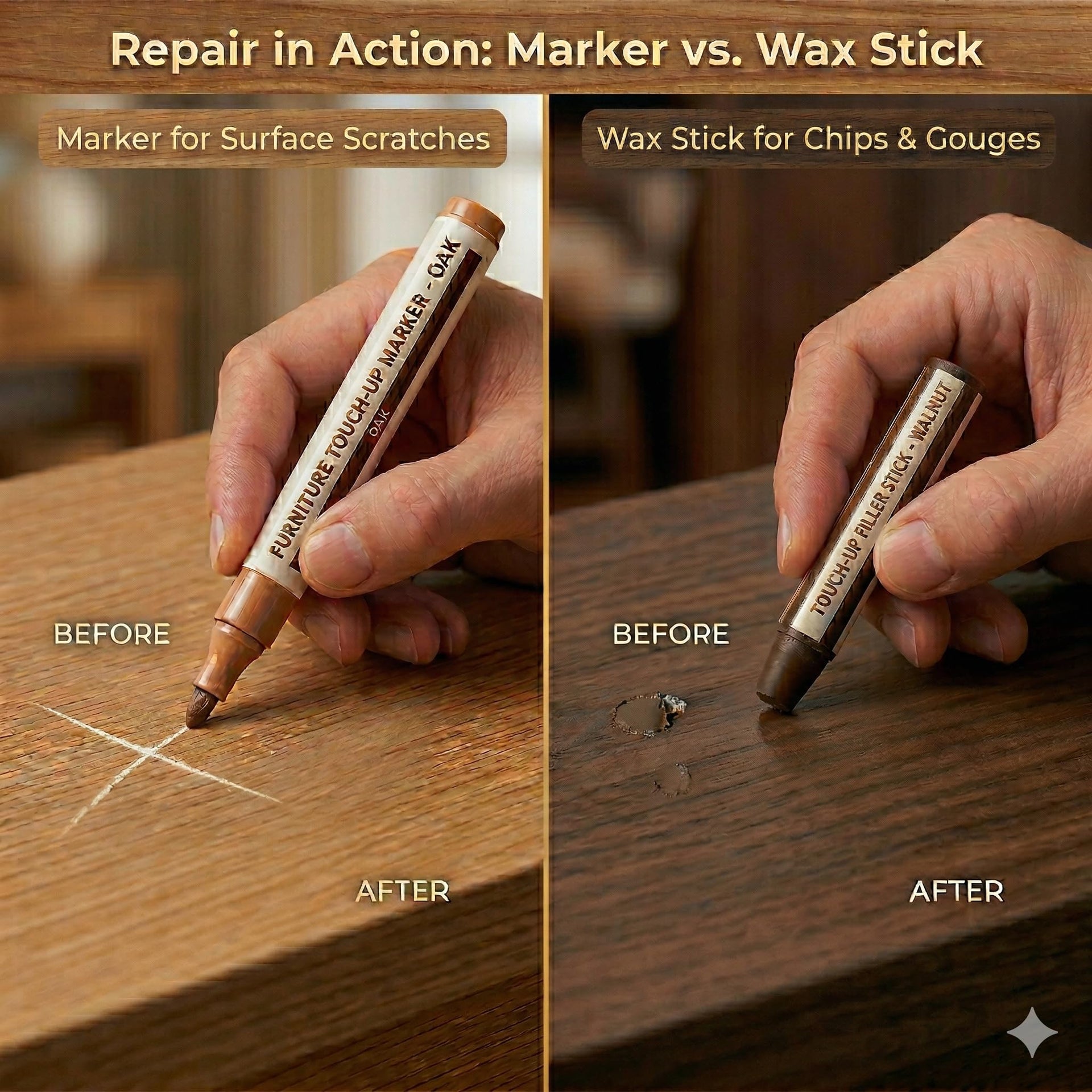Furniture Markers Touch Up Kit (21 Count)