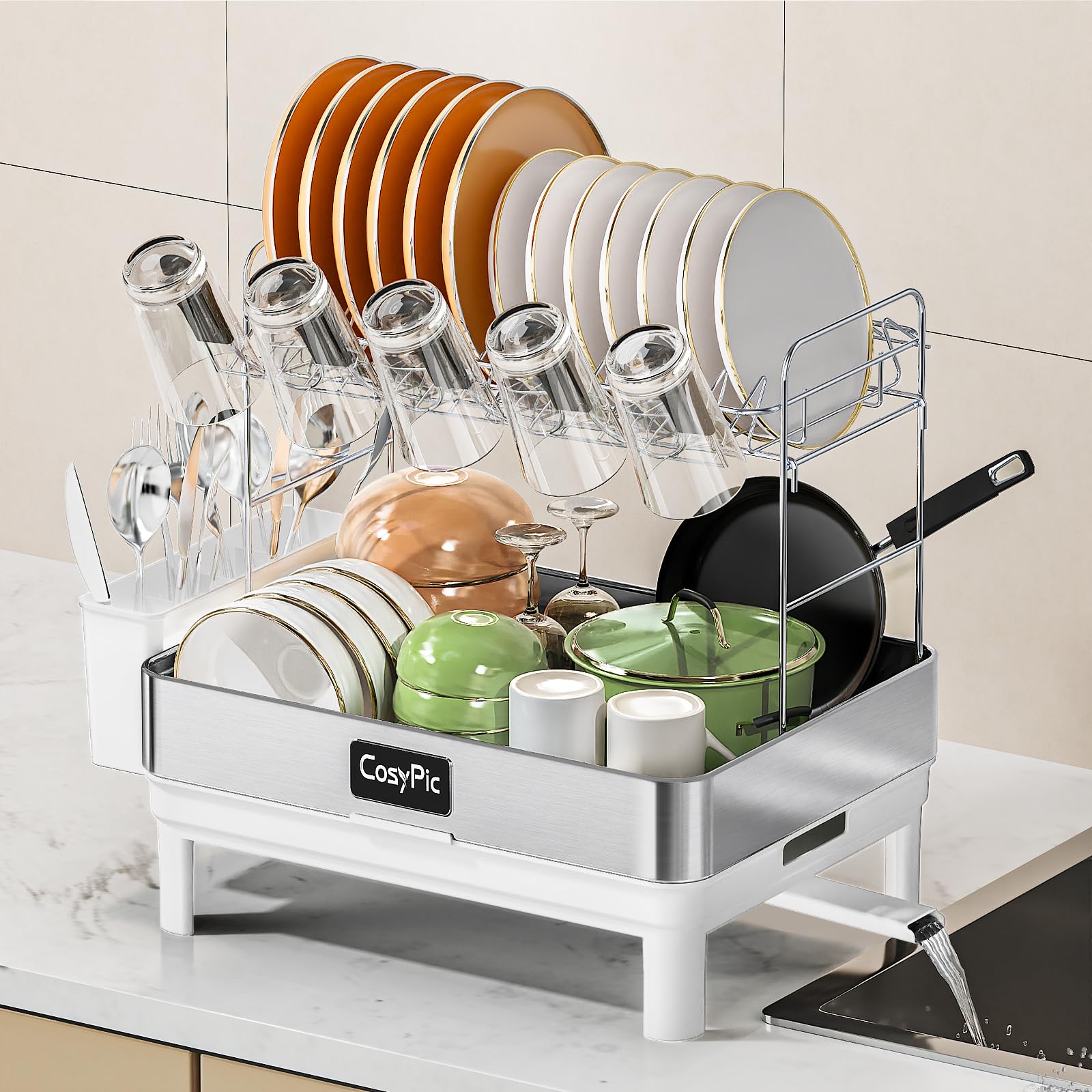 2 Tier Dish Drying Rack