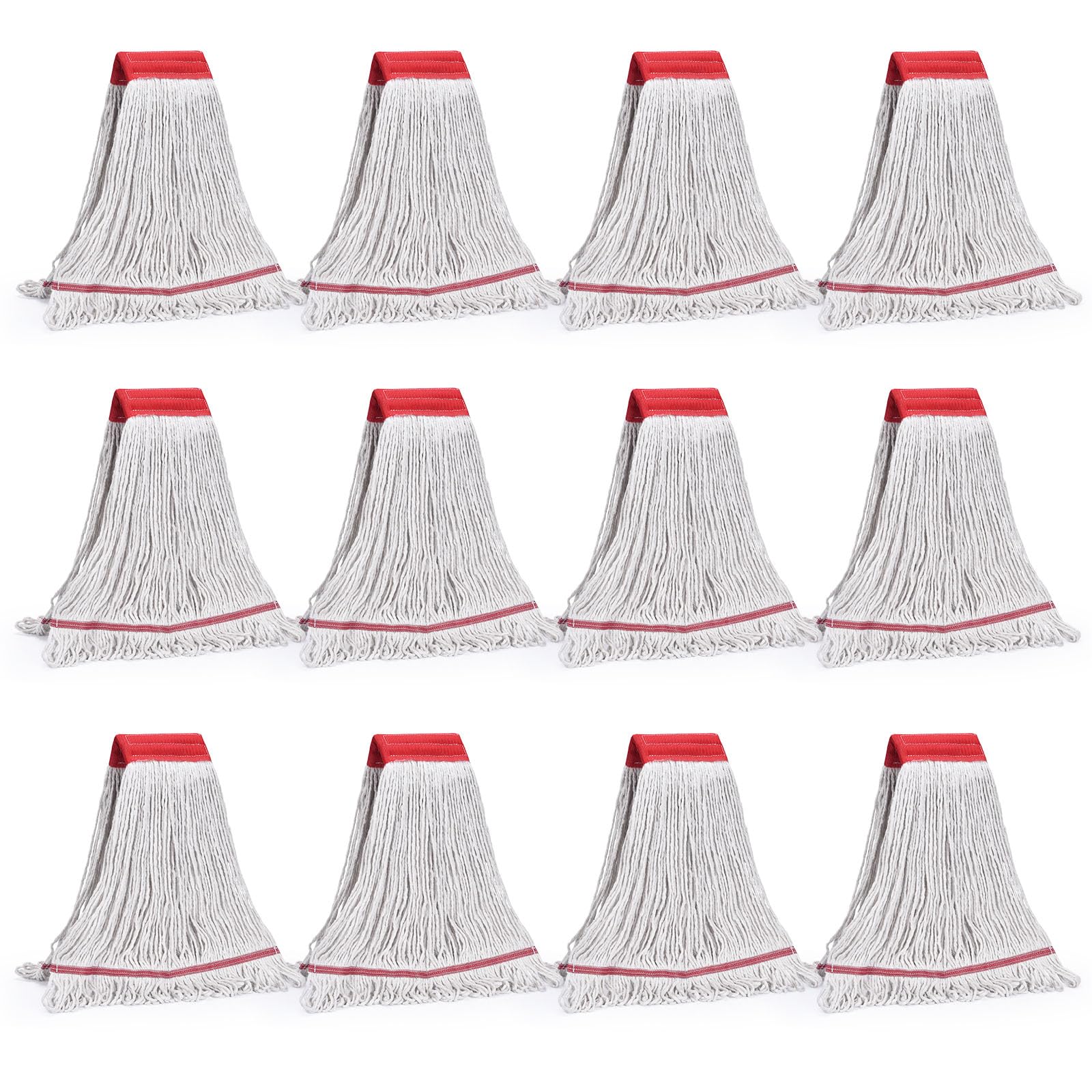 Matthew Cleaning Commercial Mop Head Replacement (12 Count)