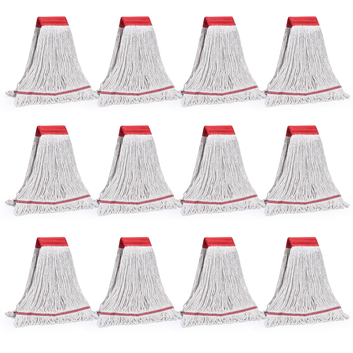 Matthew Cleaning Commercial Mop Head Replacement (12 Count)