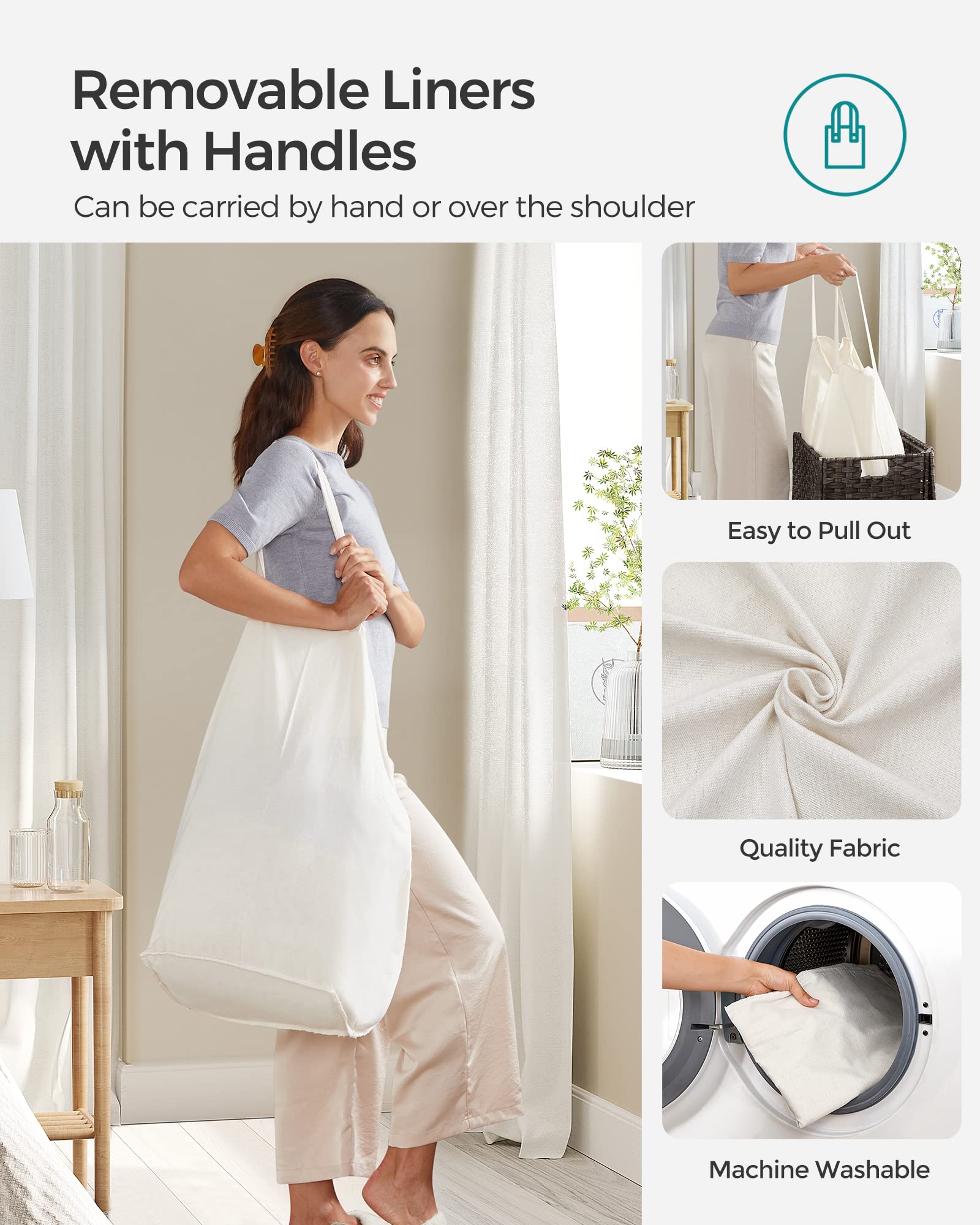 Laundry Hamper with Lid - ModHome Supplies