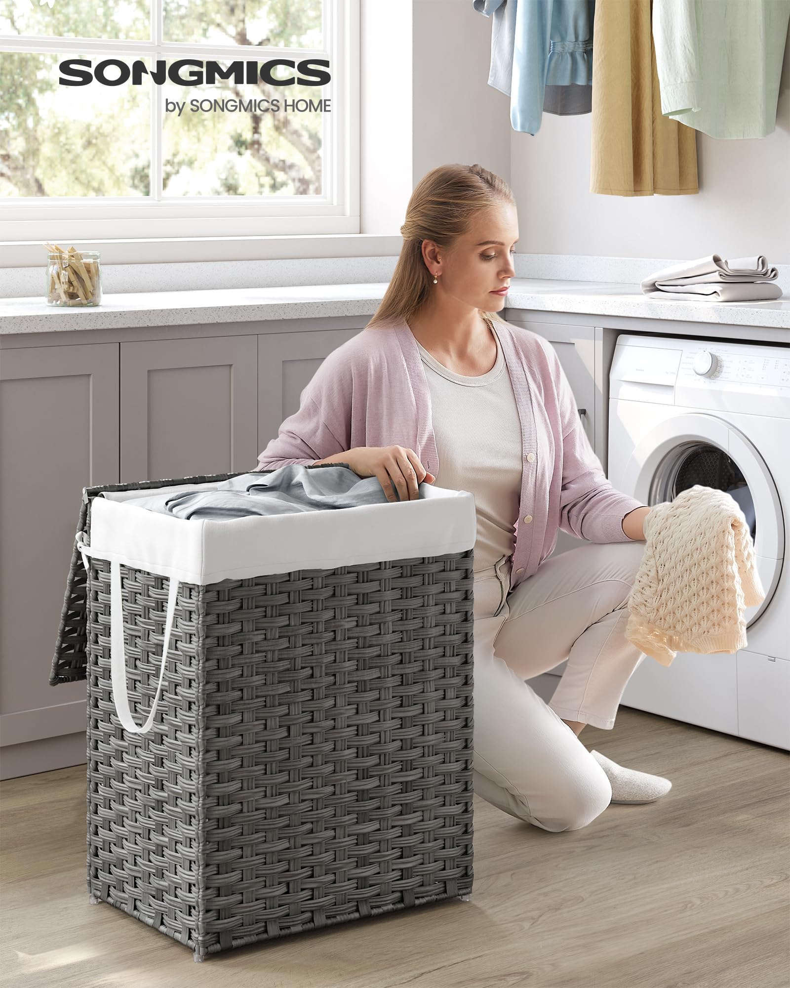 Laundry Hamper with Lid