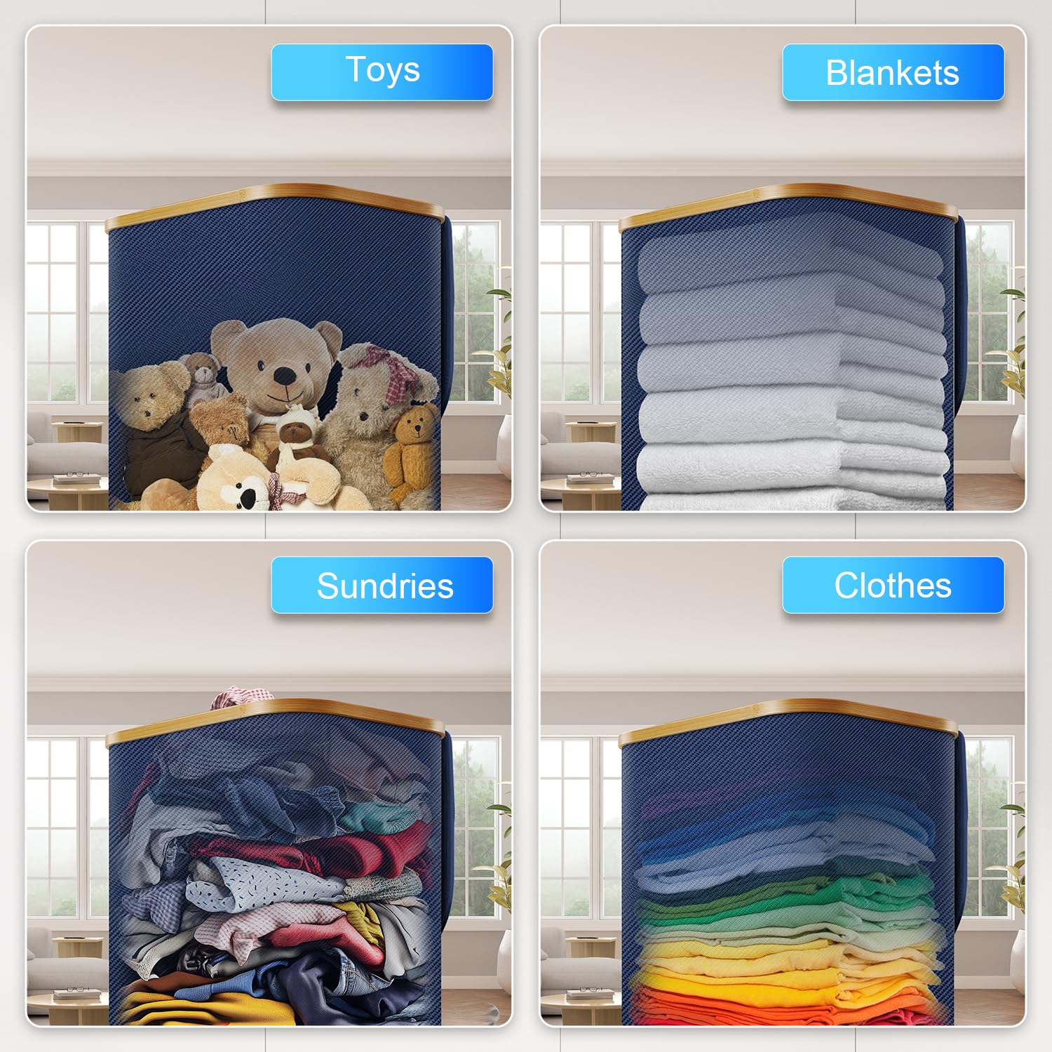 Laundry Hamper with Wheels