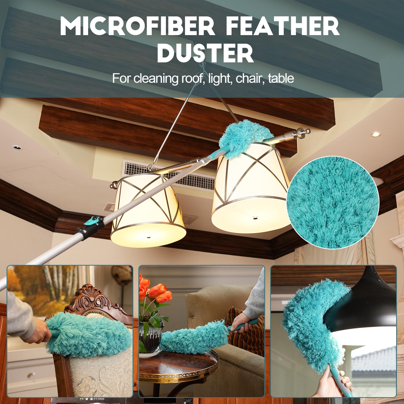 30 Foot High Reach Duster Kit with 6