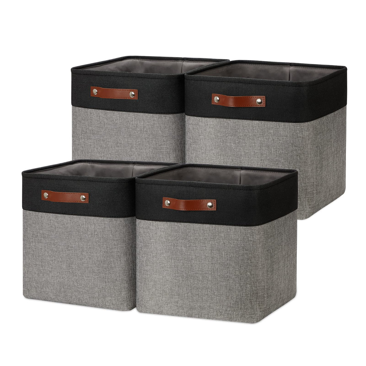 Storage Bins for Organizing (4 Count)