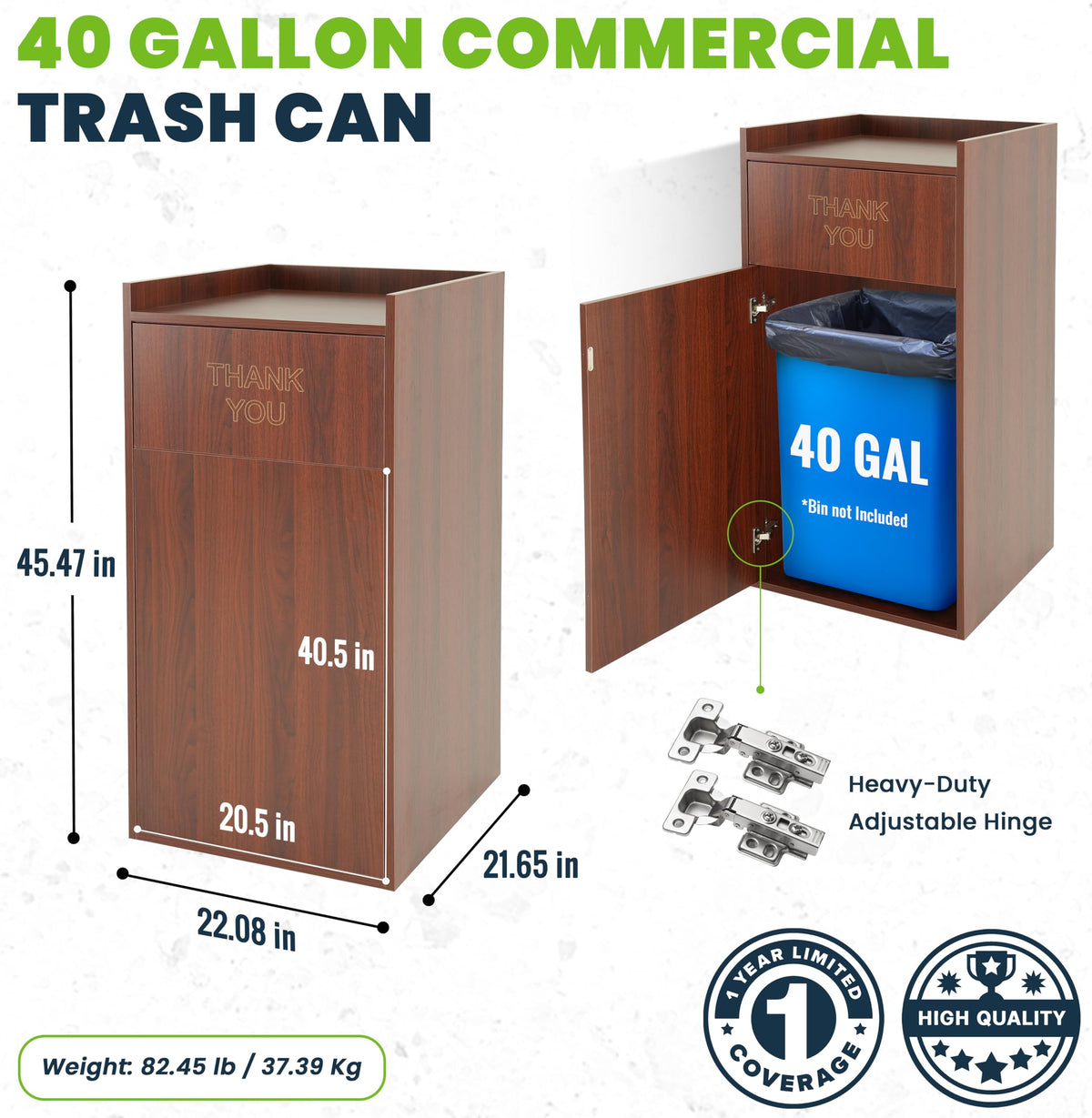 Restaurant Trash Can Cabinet