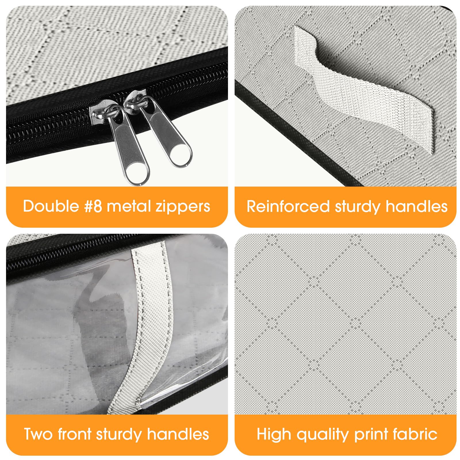 Under Bed Storage Bags (6 Count)
