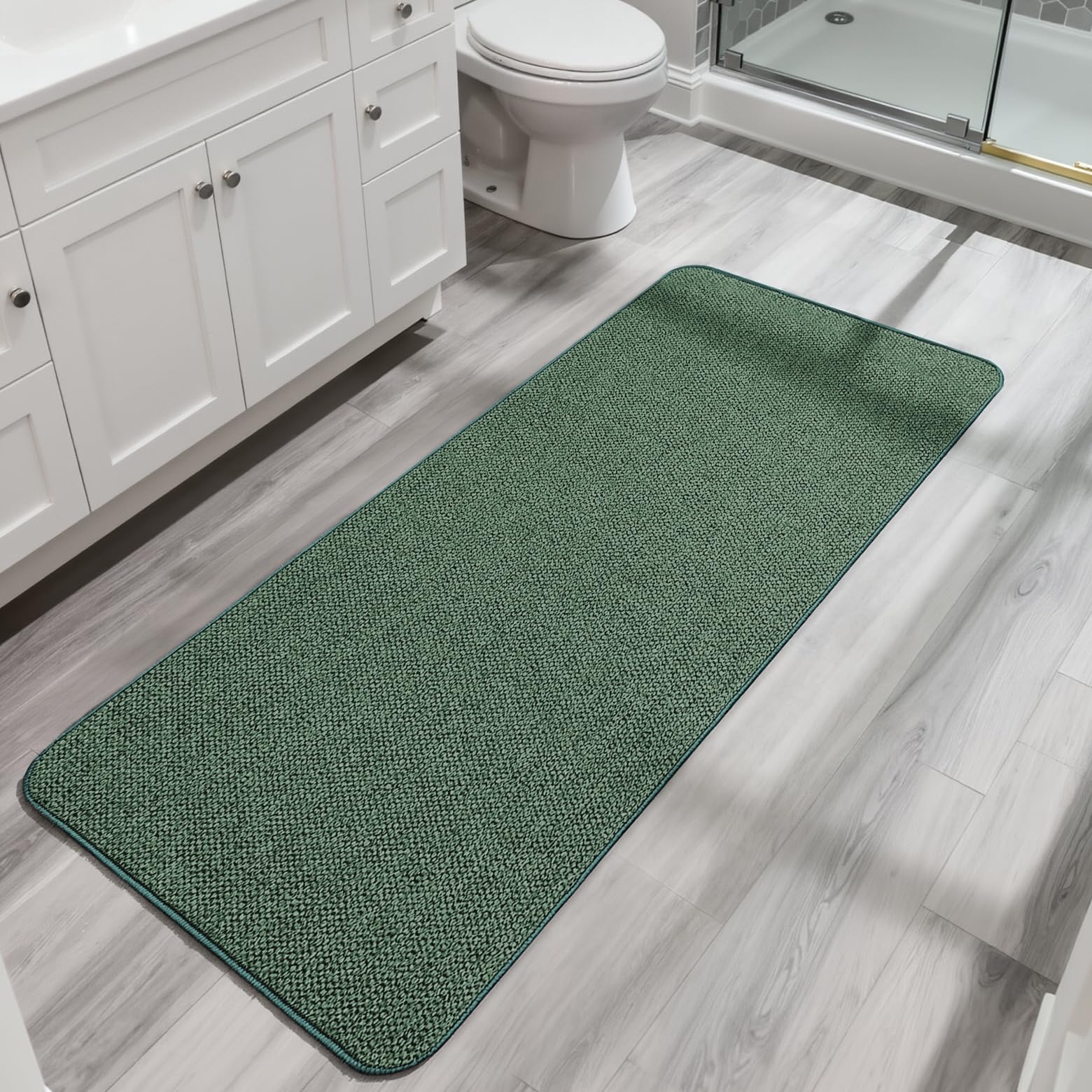Bath Mat Ultra Thin Bathroom Runner Rugs