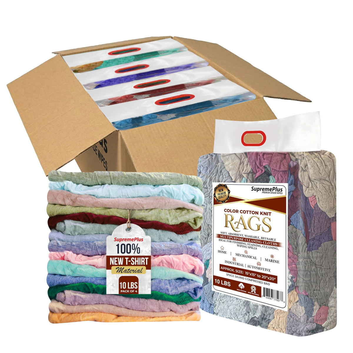 New Colored Cotton Knit T (40 Count)