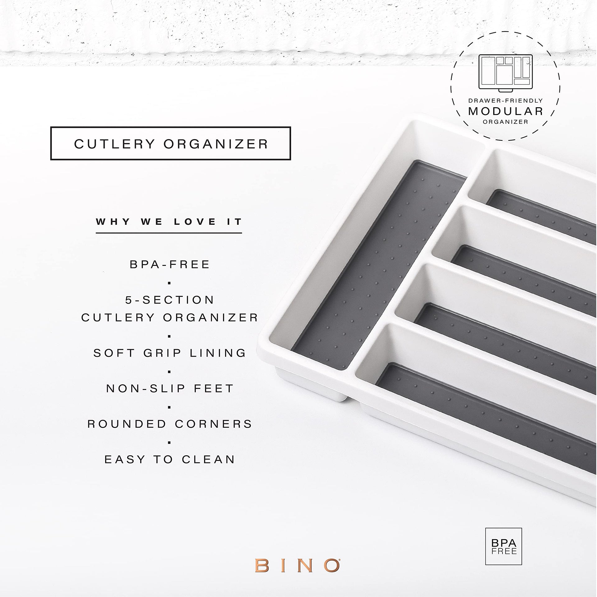 5 Slot Silverware Organizer