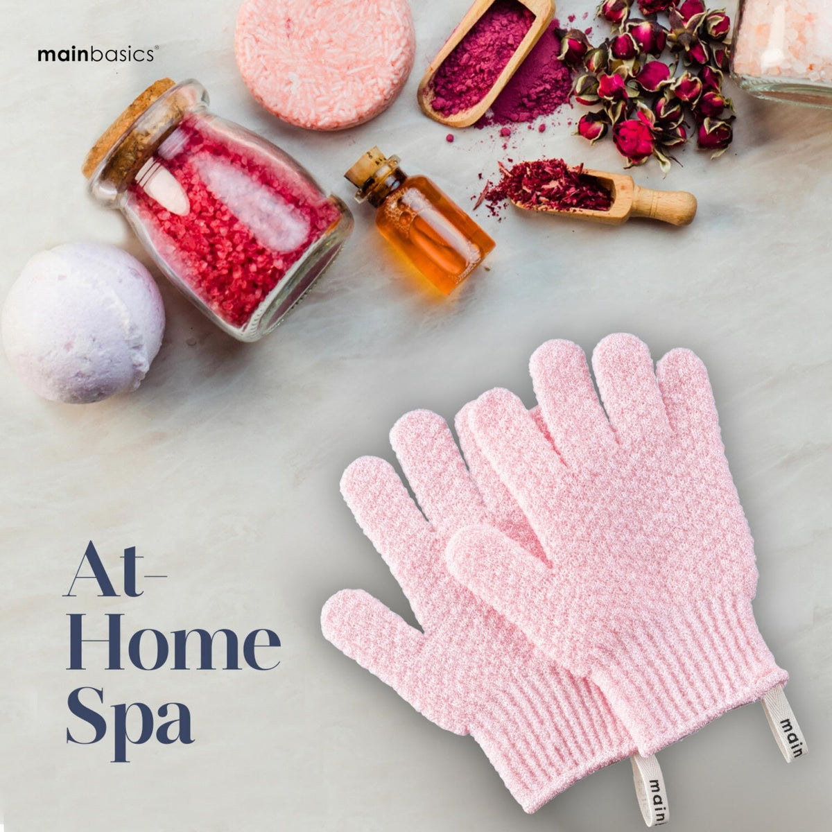 Deep Exfoliating Bath Gloves