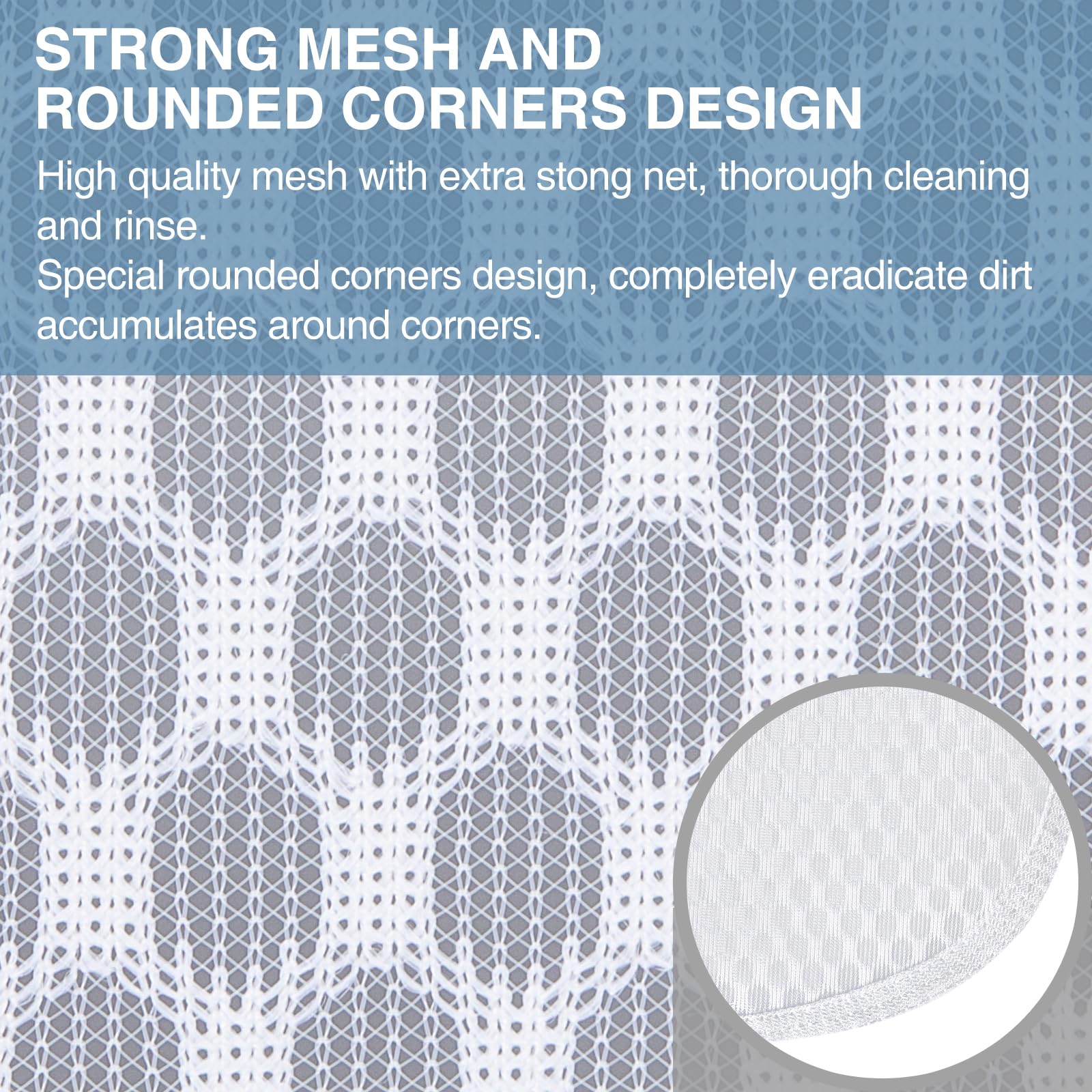 Honeycomb Mesh Laundry Bags 4 Pack (3 Count)