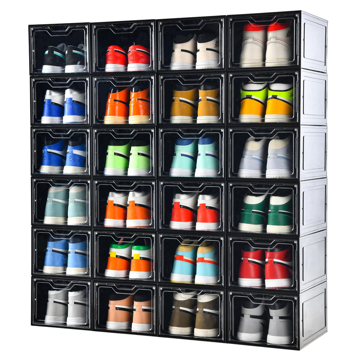 12 Pack Shoe Boxes Organizer (12 Count)