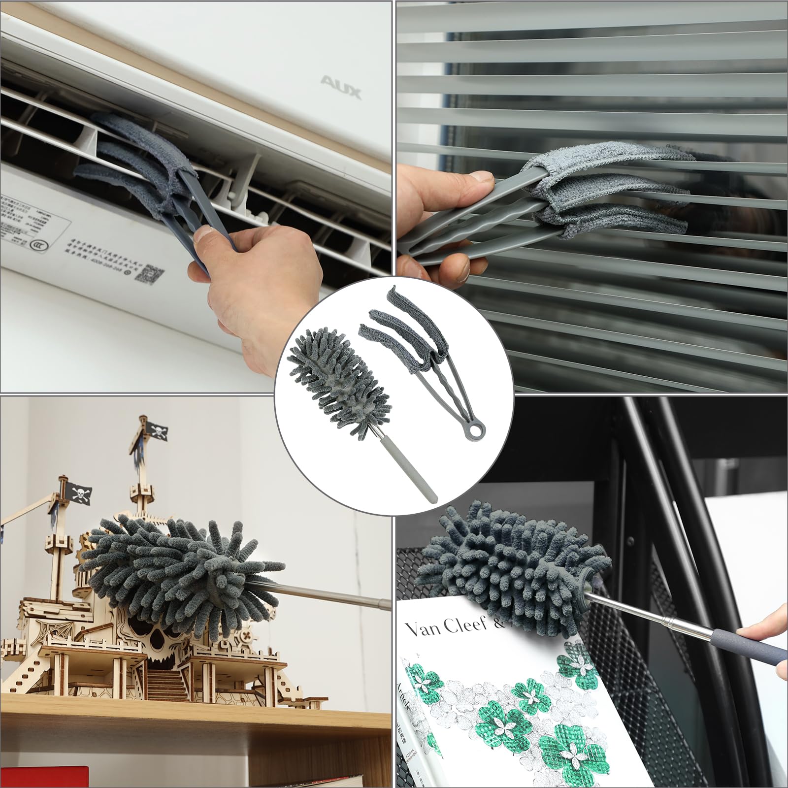 10 PCS Microfiber Feather Duster Kit (10 Count)