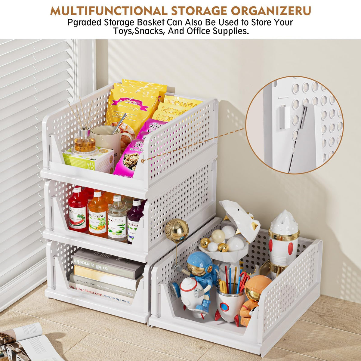 Upgraded Closet Organizers and Storage (5 Count)