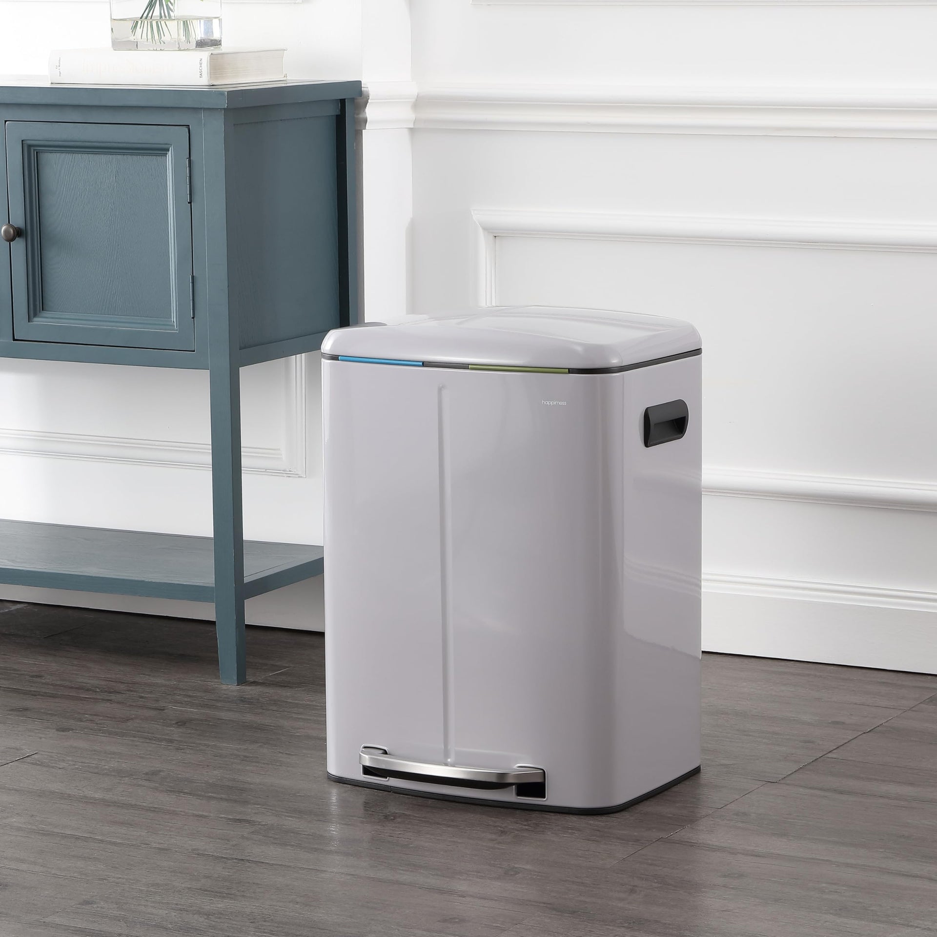 Marco 10.6 Gal Double Bucket Step Trash Can
