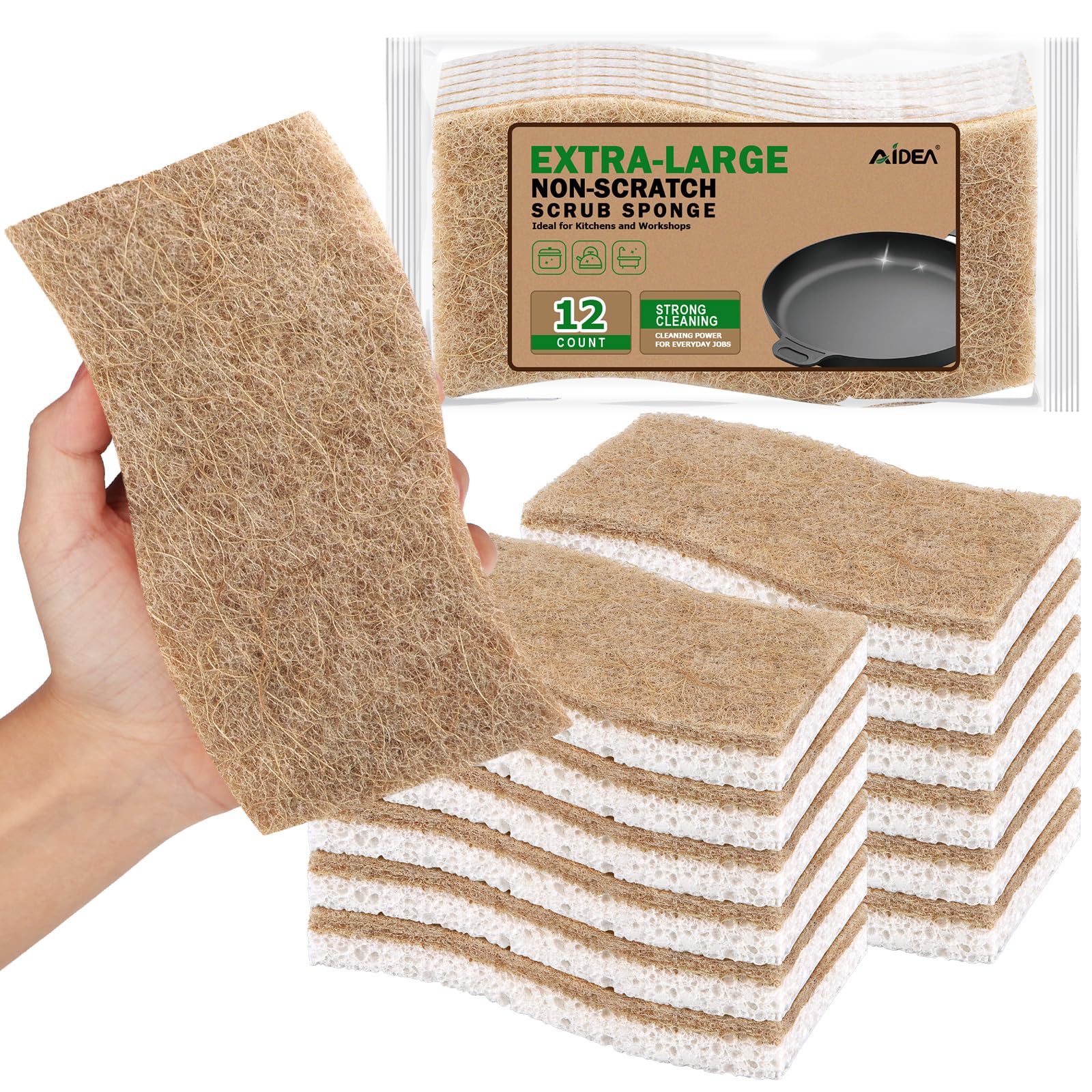 XL Sponges Kitchen (12 Count)