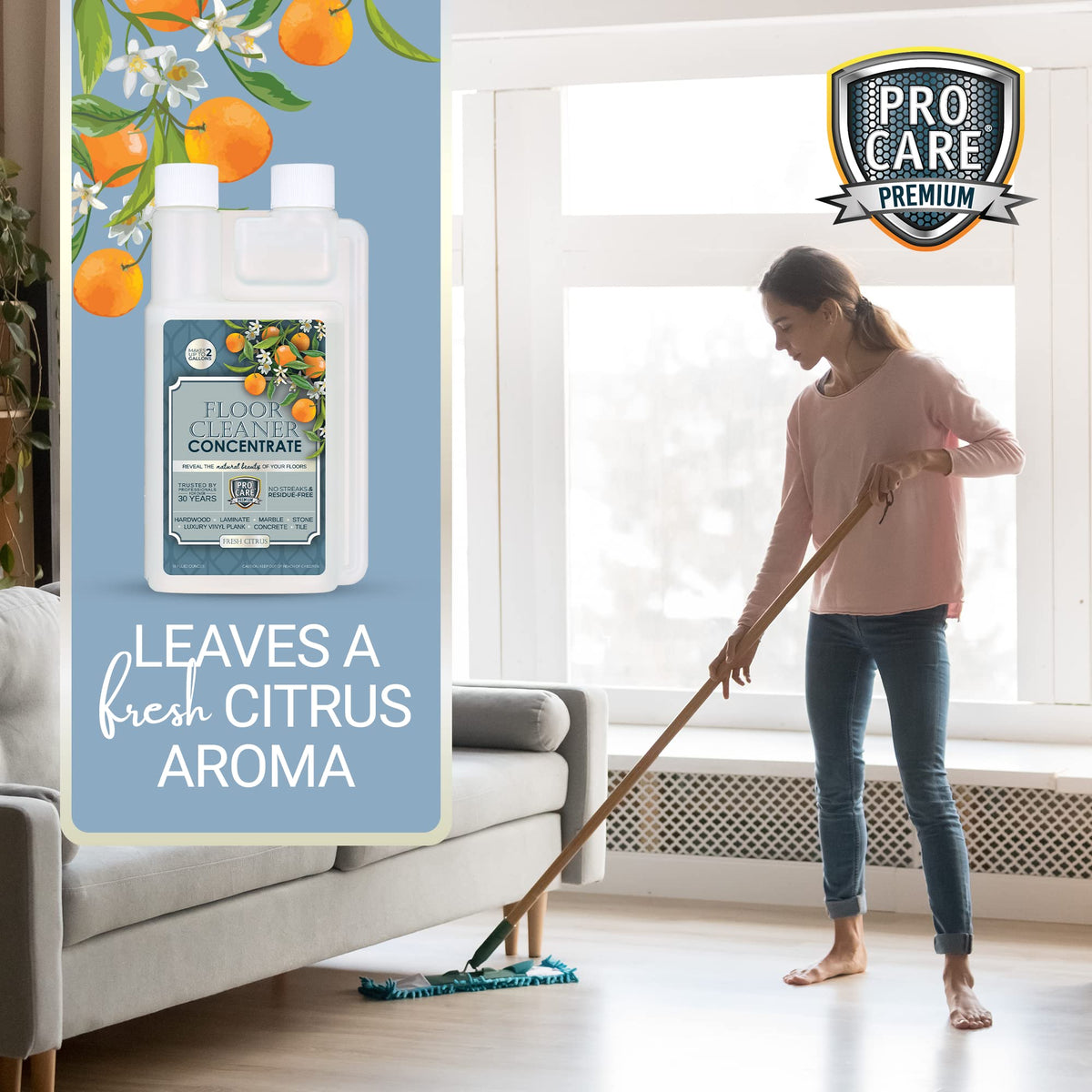 Citrus Floor Cleaner Concentrate (16 Fl Oz)