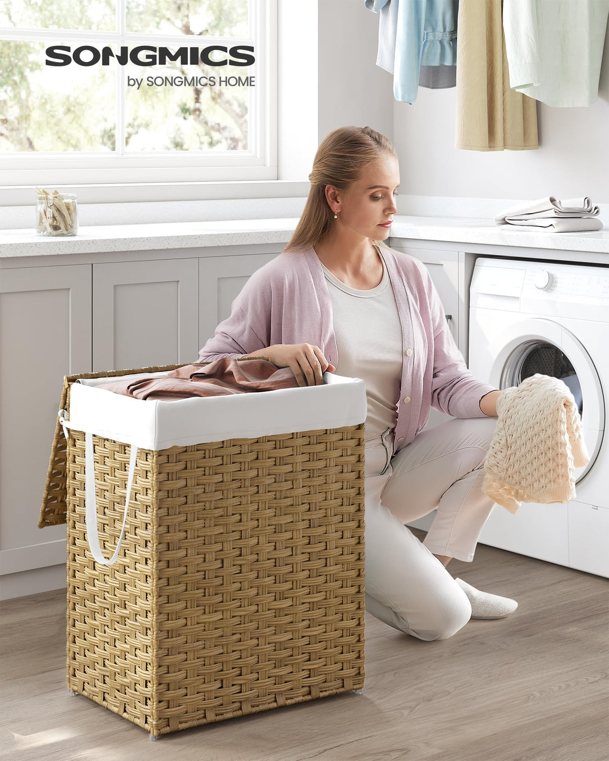 Laundry Hamper with Lid