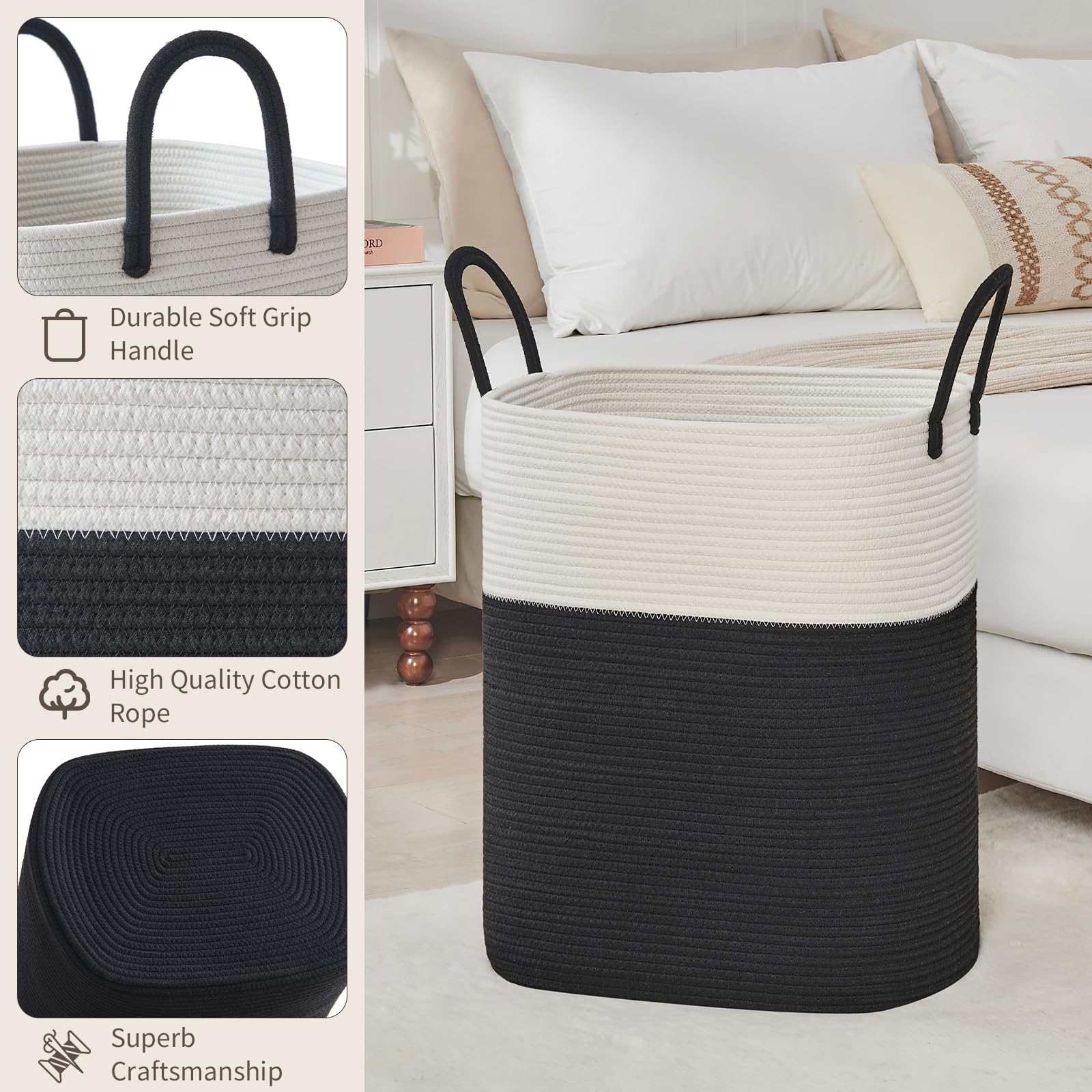 Laundry Basket with Handles