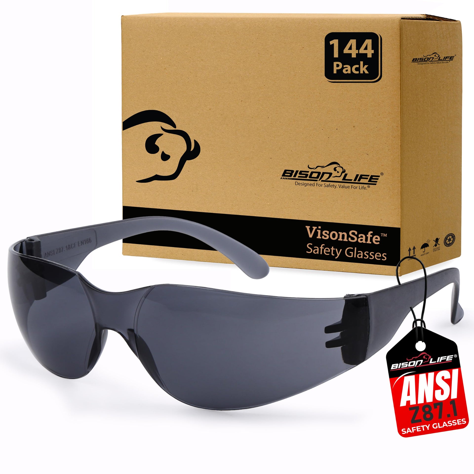 Black Safety Glasses (144 Count)