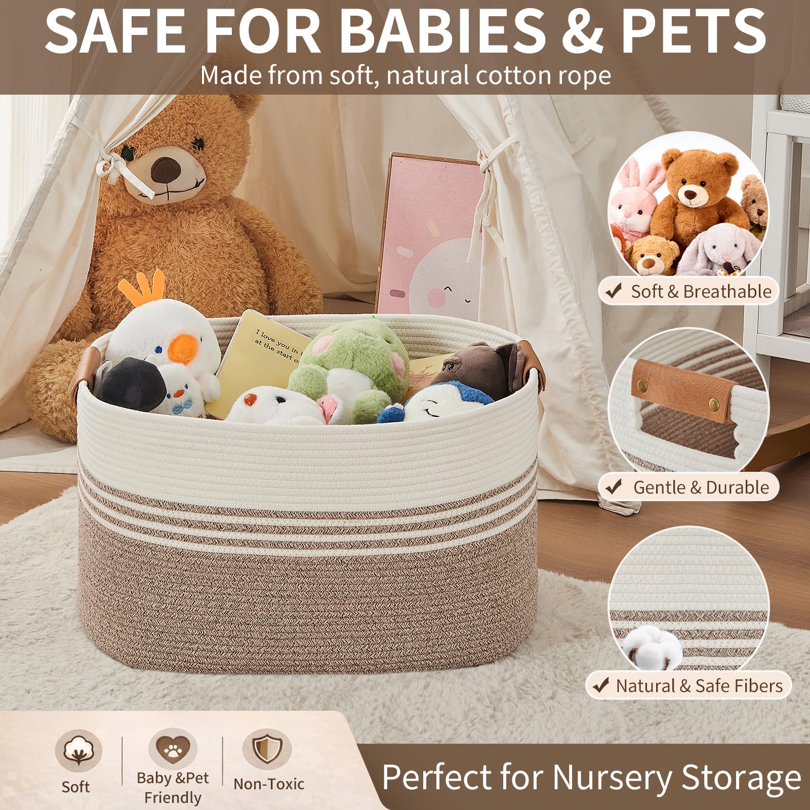 Laundry Hamper with Handles