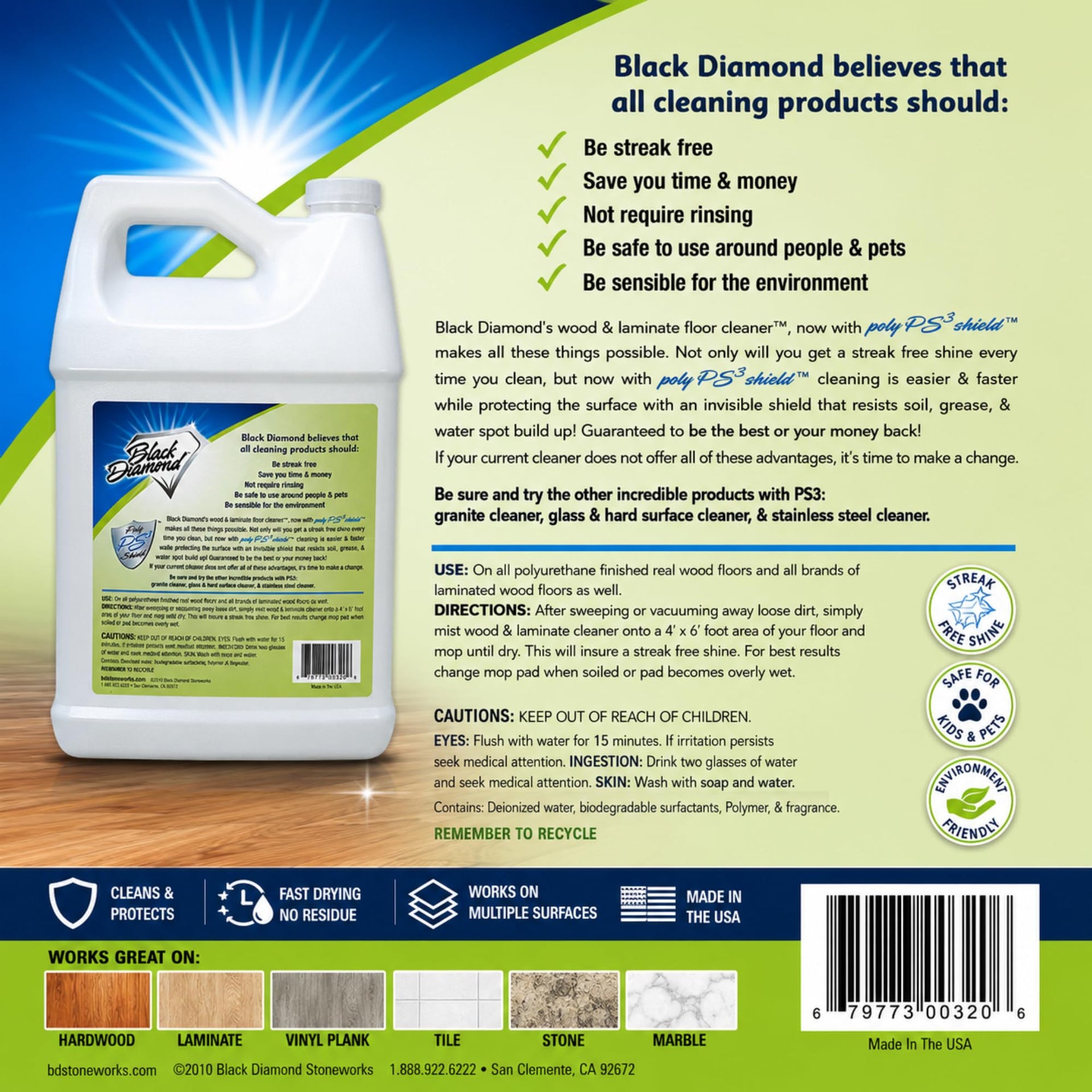 Wood & Laminate Floor Cleaner (512 Fl Oz)