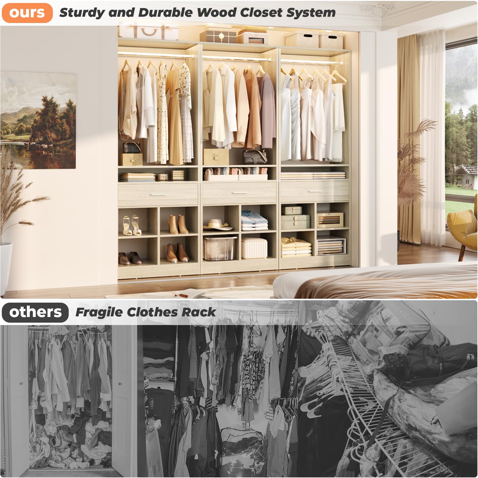 50" Closet System