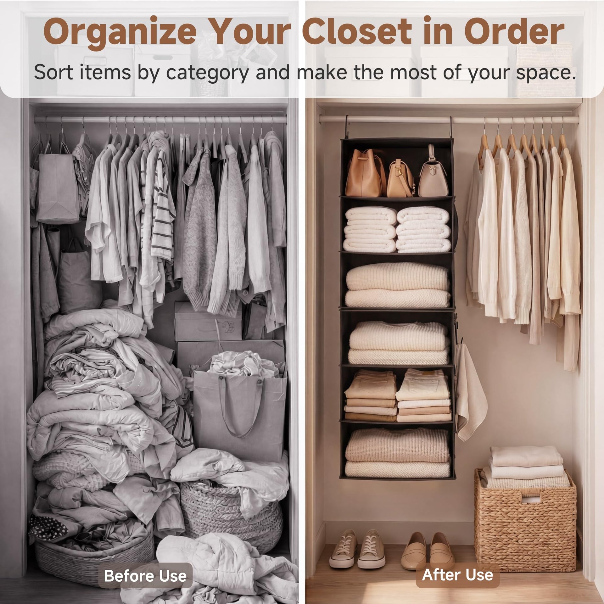 Hanging Closet Organizer 6