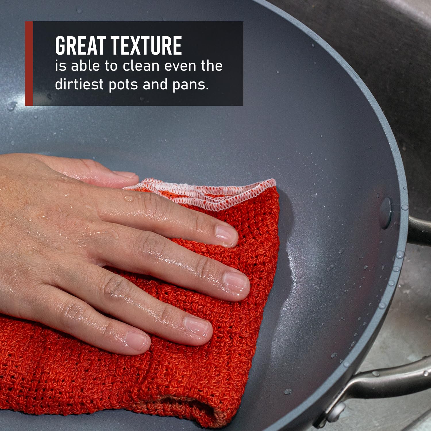 Old Fashion 100% Cotton Dishcloths (4 Count)