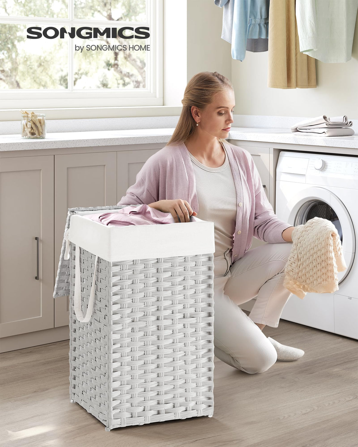 Laundry Hamper with Lid